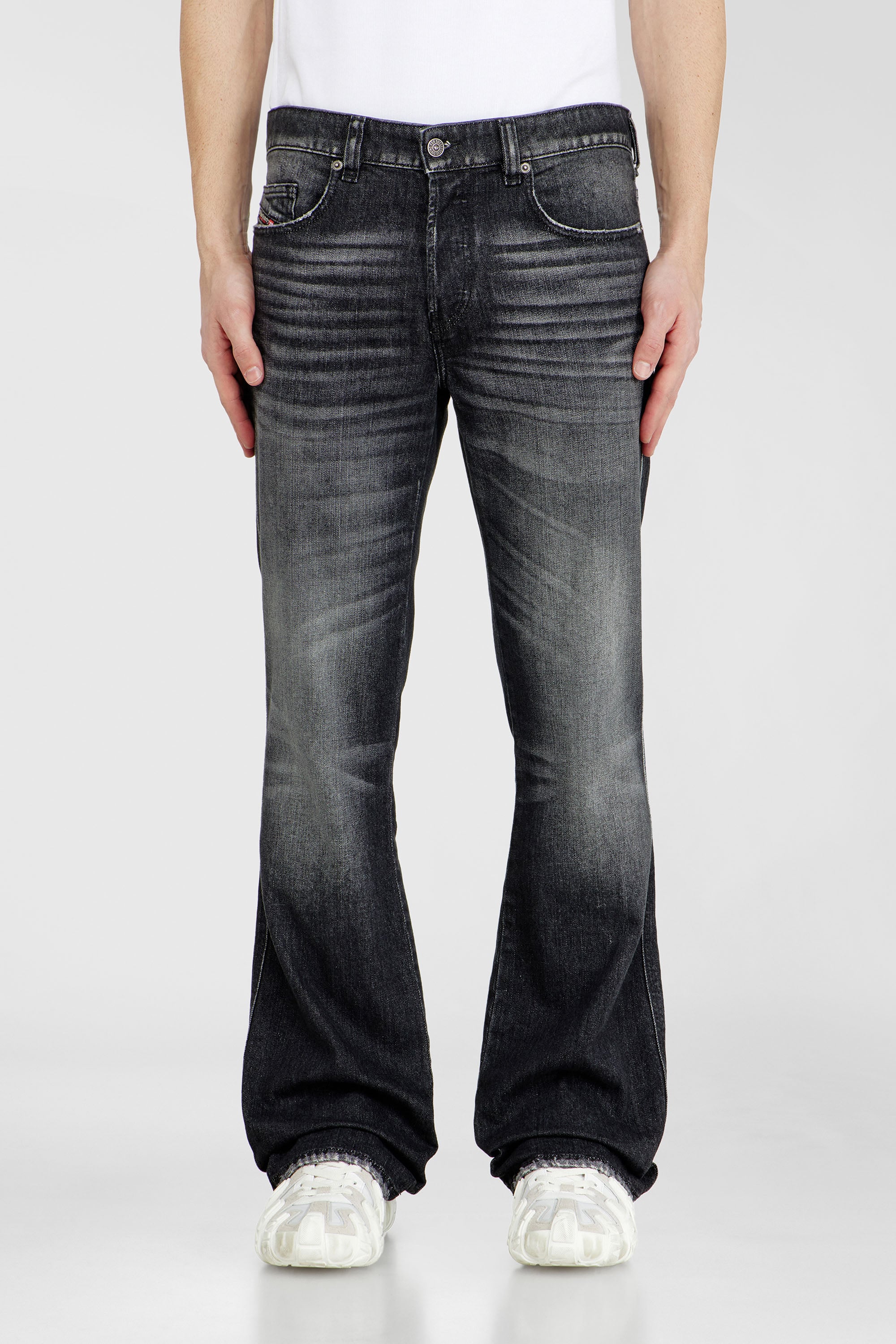 Diesel - Man's Bootcut Jeans 1998 D-Buck 09L50, Black/Dark grey - 4