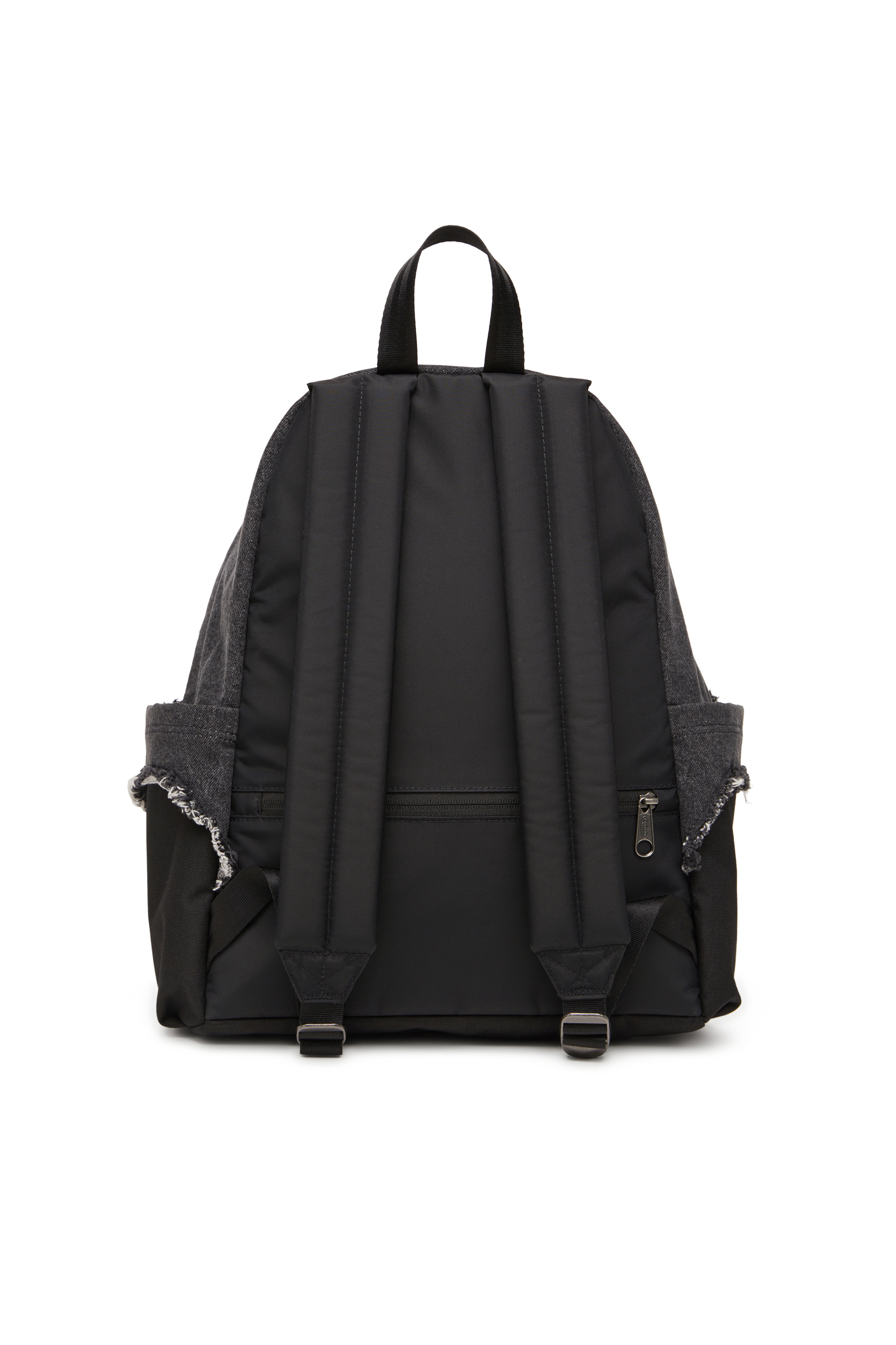 Diesel - DIESEL DAY PAK'R, Unisex's Backpack in destroyed denim and CORDURA® in Black - 2
