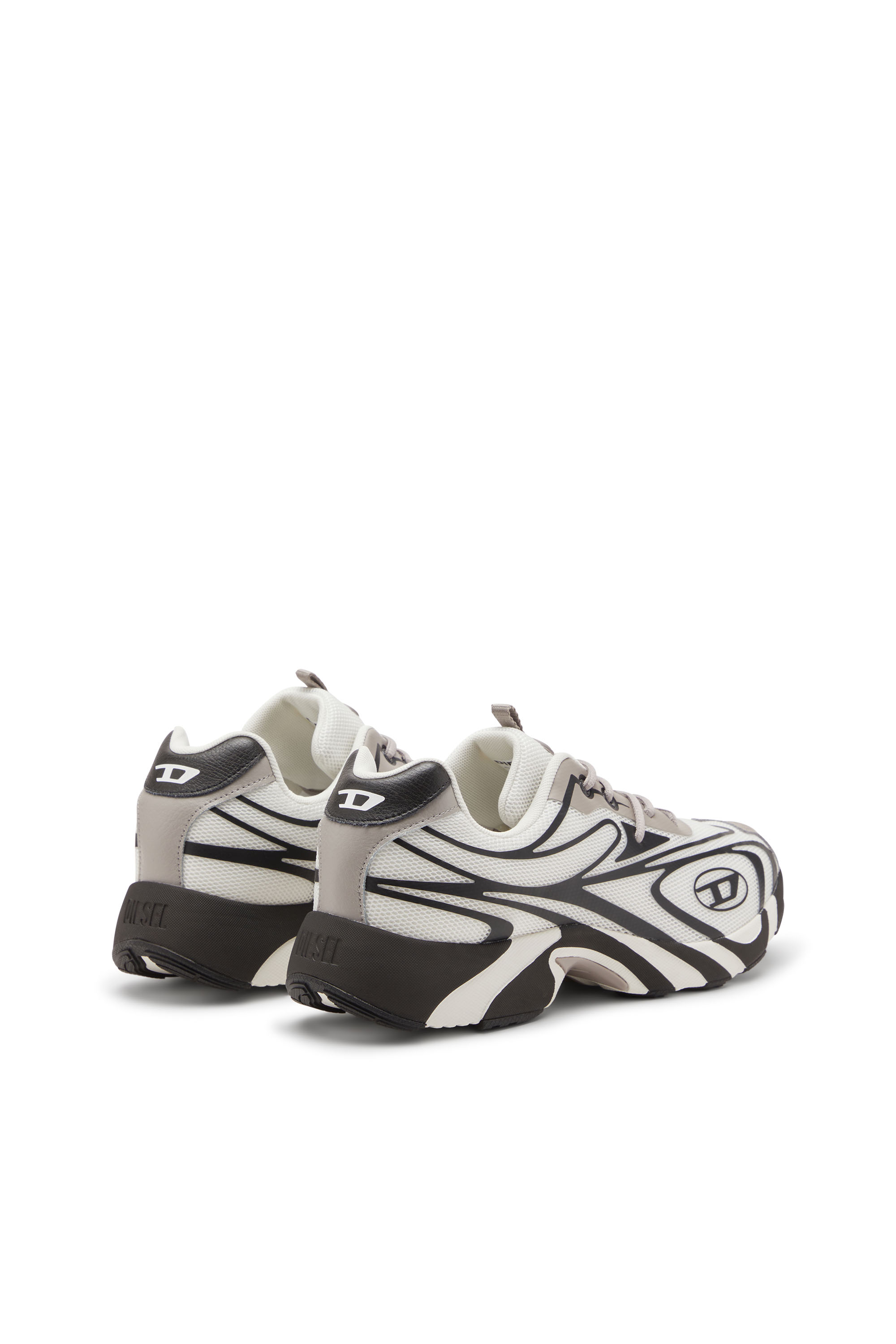 S-D-VIT'S 500 LOW, Black/White Diesel - S-D-VIT'S 500 LOW, Man's S-D-Vit - Lace-up sneakers in Black/White - 3