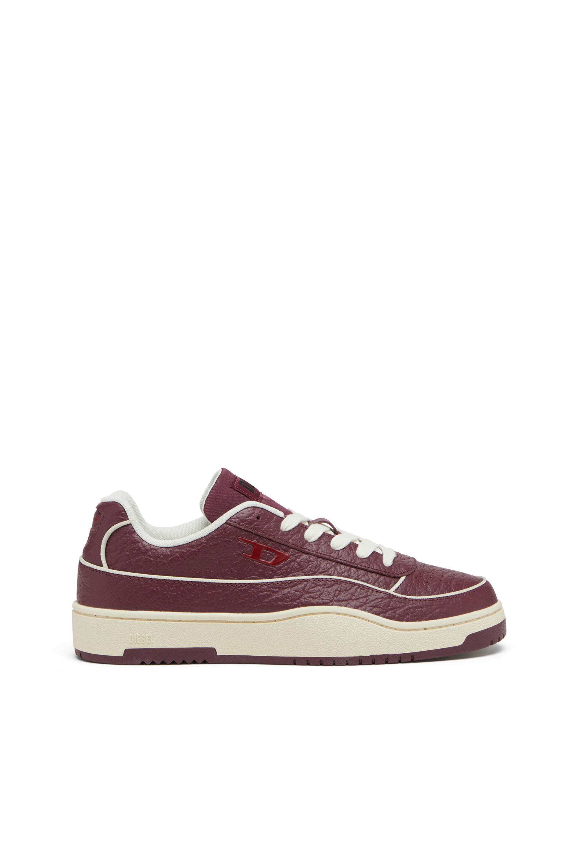 S-TRACKER-D LOW, Burgundy Diesel - S-TRACKER-D LOW, Man's S-Tracker-D-Sneakers in textured leather in Burgundy - 1