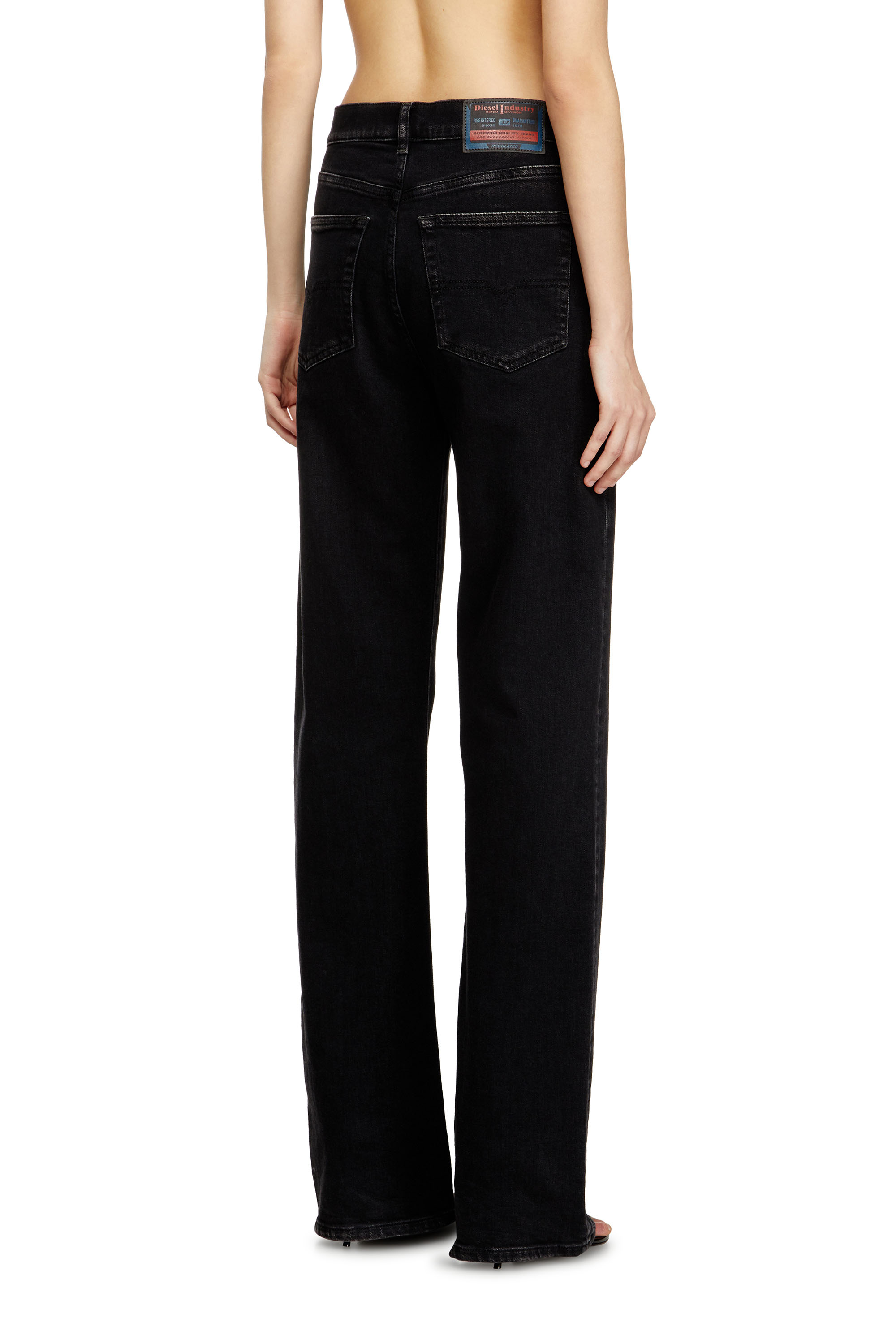 Diesel - Woman's Regular Jeans 1971 D-Sent 09N89, Black/Dark grey - 3