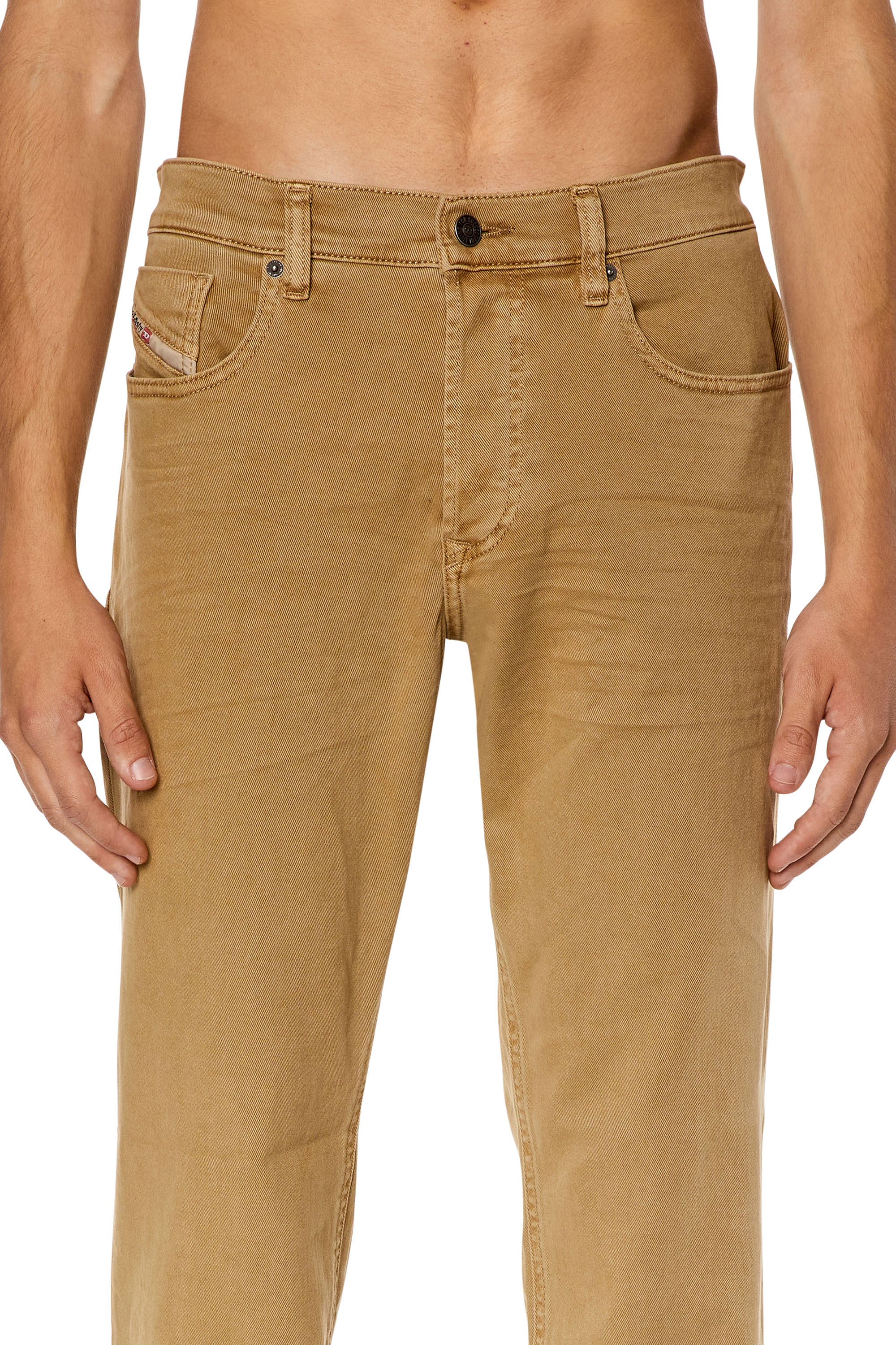 Diesel - Man Tapered Jeans 2023 D-Finitive 0QWTY, Light Brown - Image 4