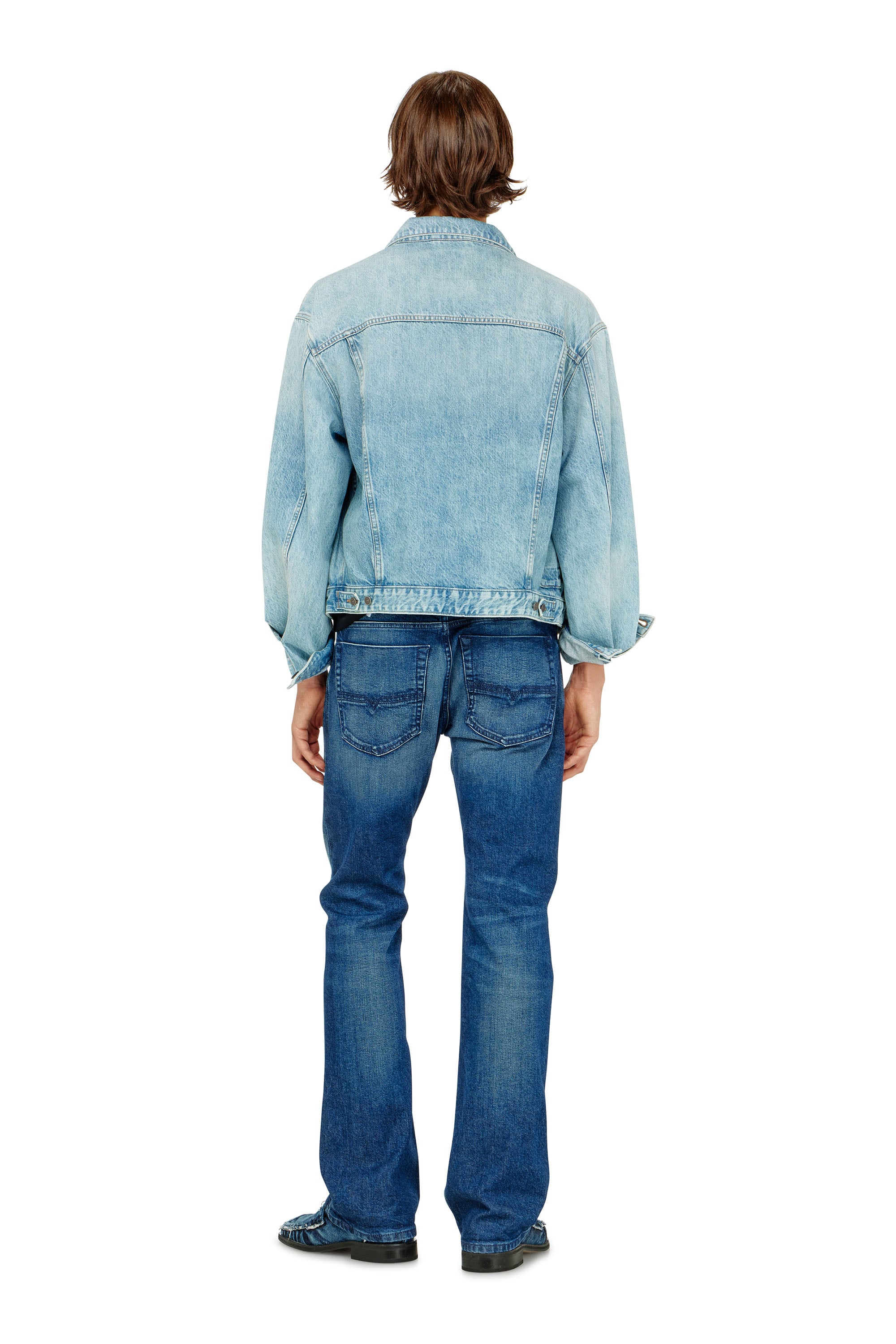 Diesel - Man's Bootcut Jeans 2007 Zatiny 09L51, Dark Blue - 3