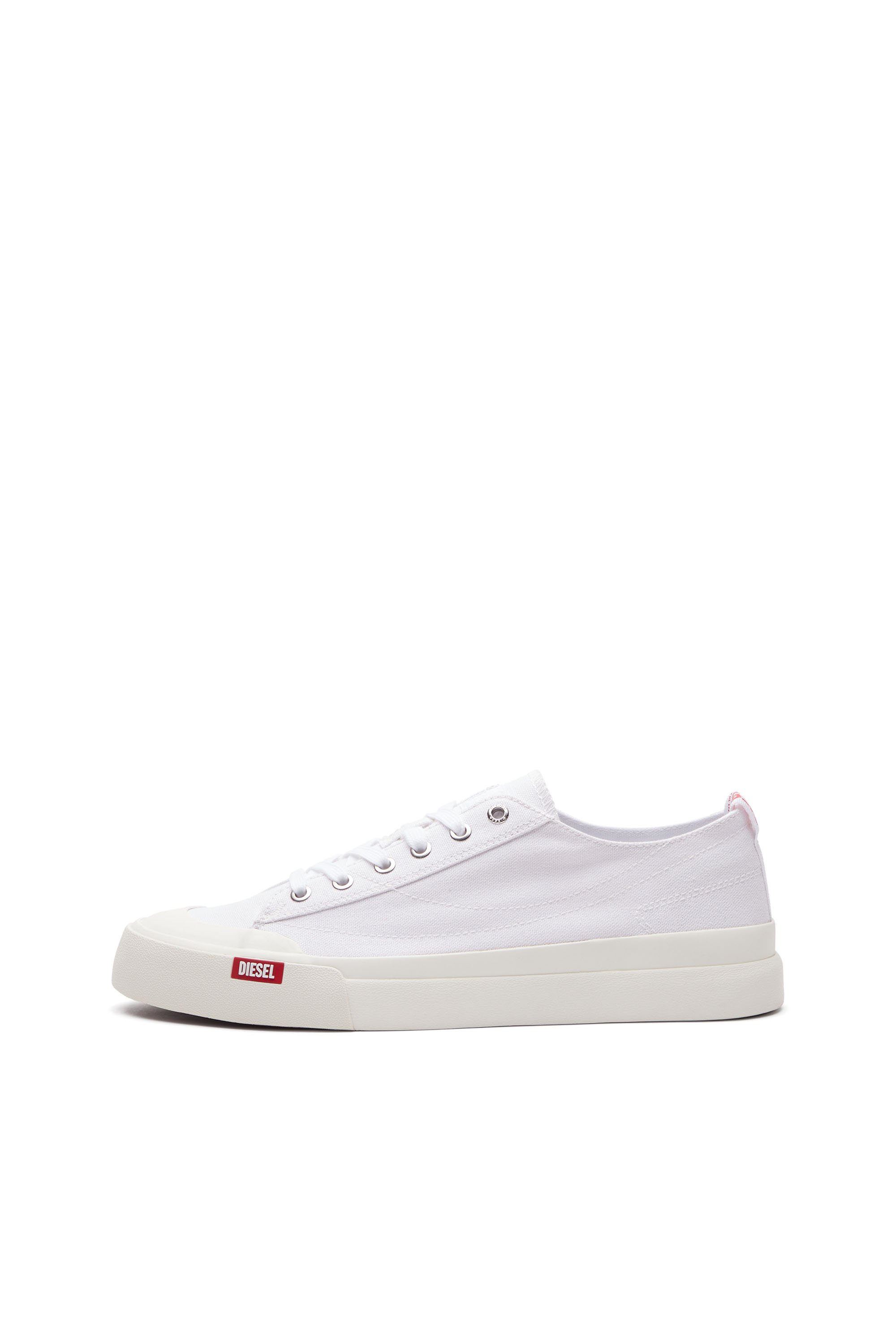 Diesel - S-ATHOS LOW W, Woman's S-Athos Low-Canvas sneakers in White - 7