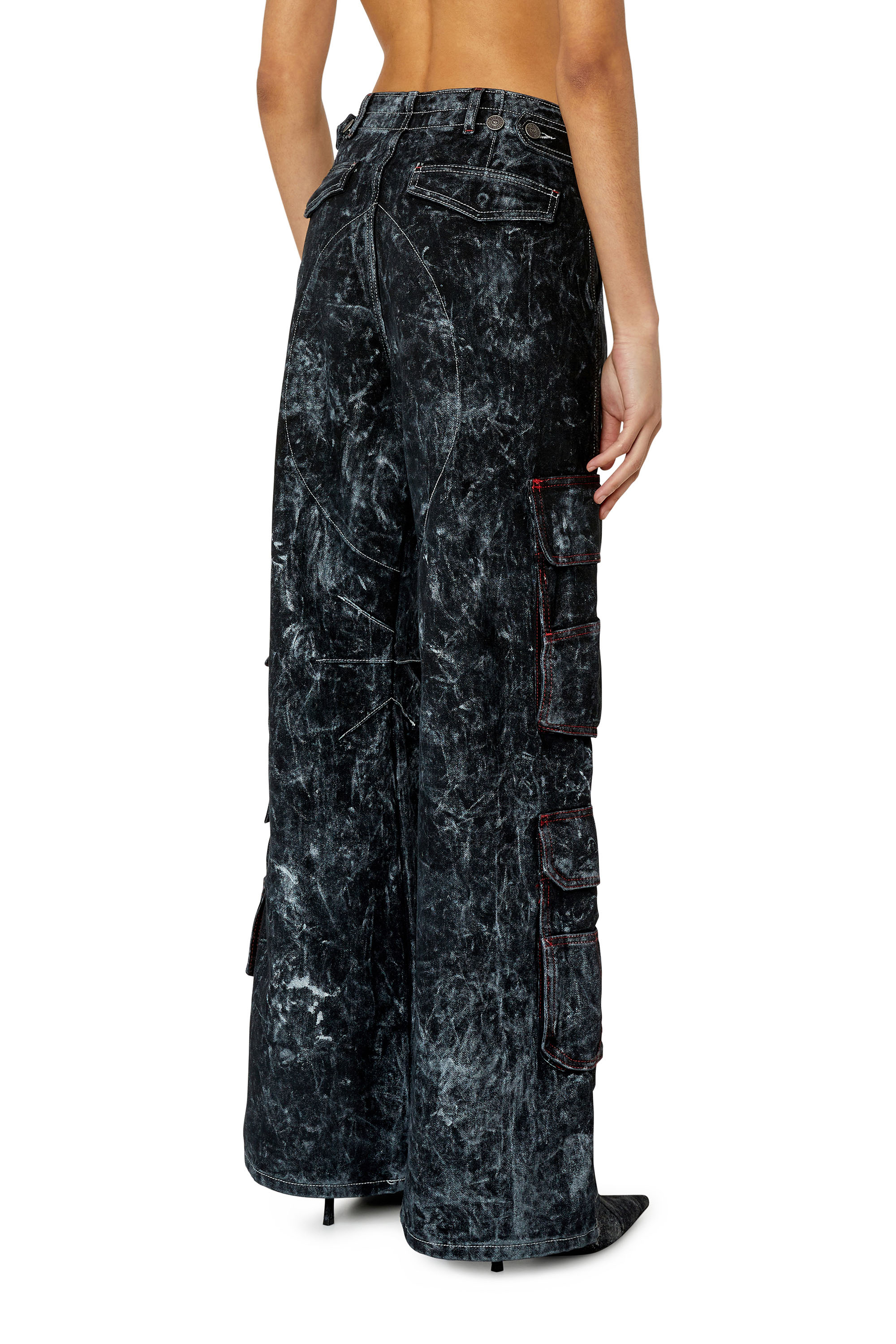 Diesel - Straight Jeans 1996 D-Sire 0EMAC, Black/Dark grey - Image 2