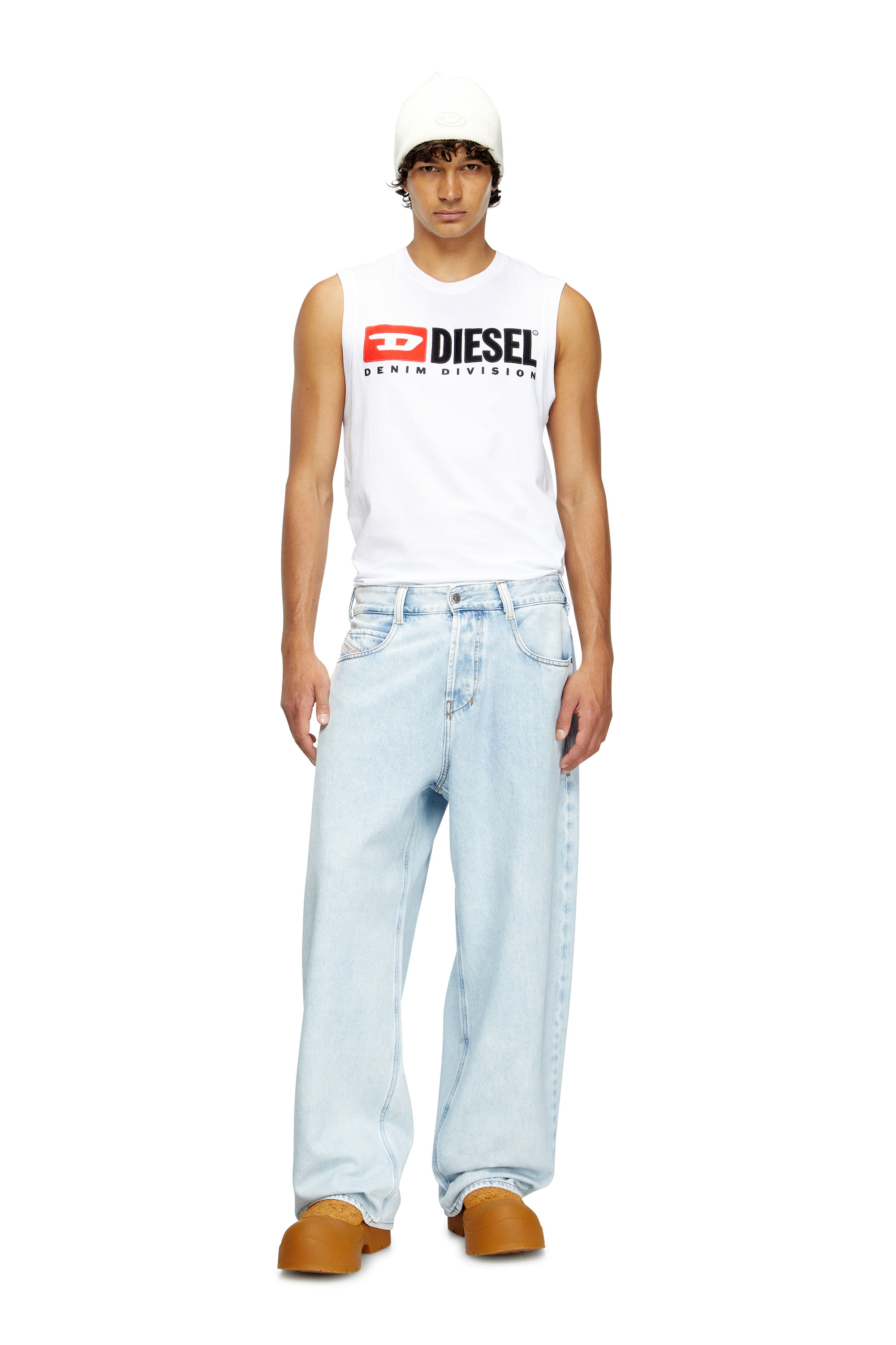 Relaxed Jeans 1997 D-Enim 09M74, Light Blue Diesel - Unisex's Relaxed Jeans 1997 D-Enim 09M74, Light Blue - 1