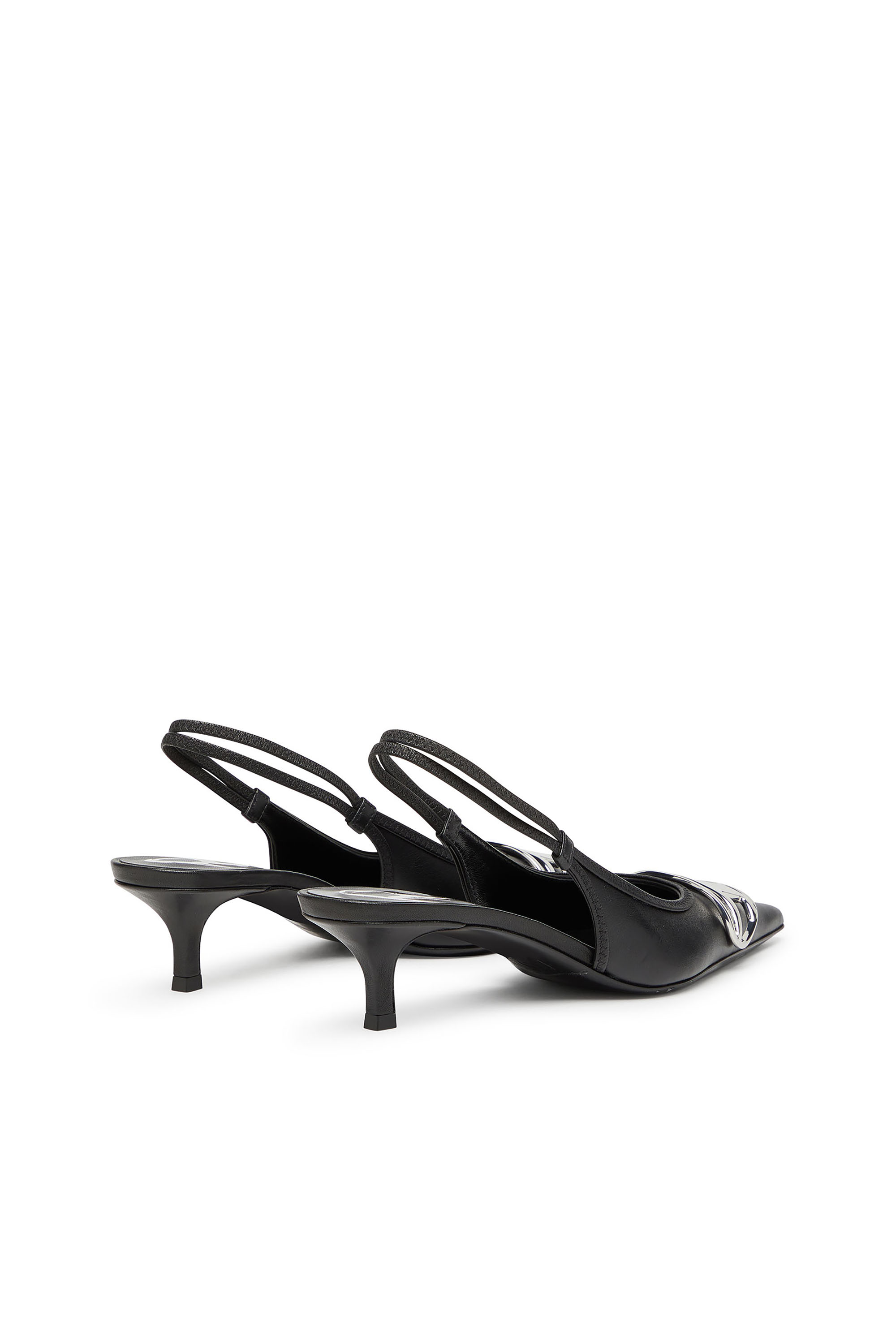 D-VENUS SB 40, Black Diesel - D-VENUS SB 40, Woman's D-Venus-Slingback pumps in nappa leather in Black - 3