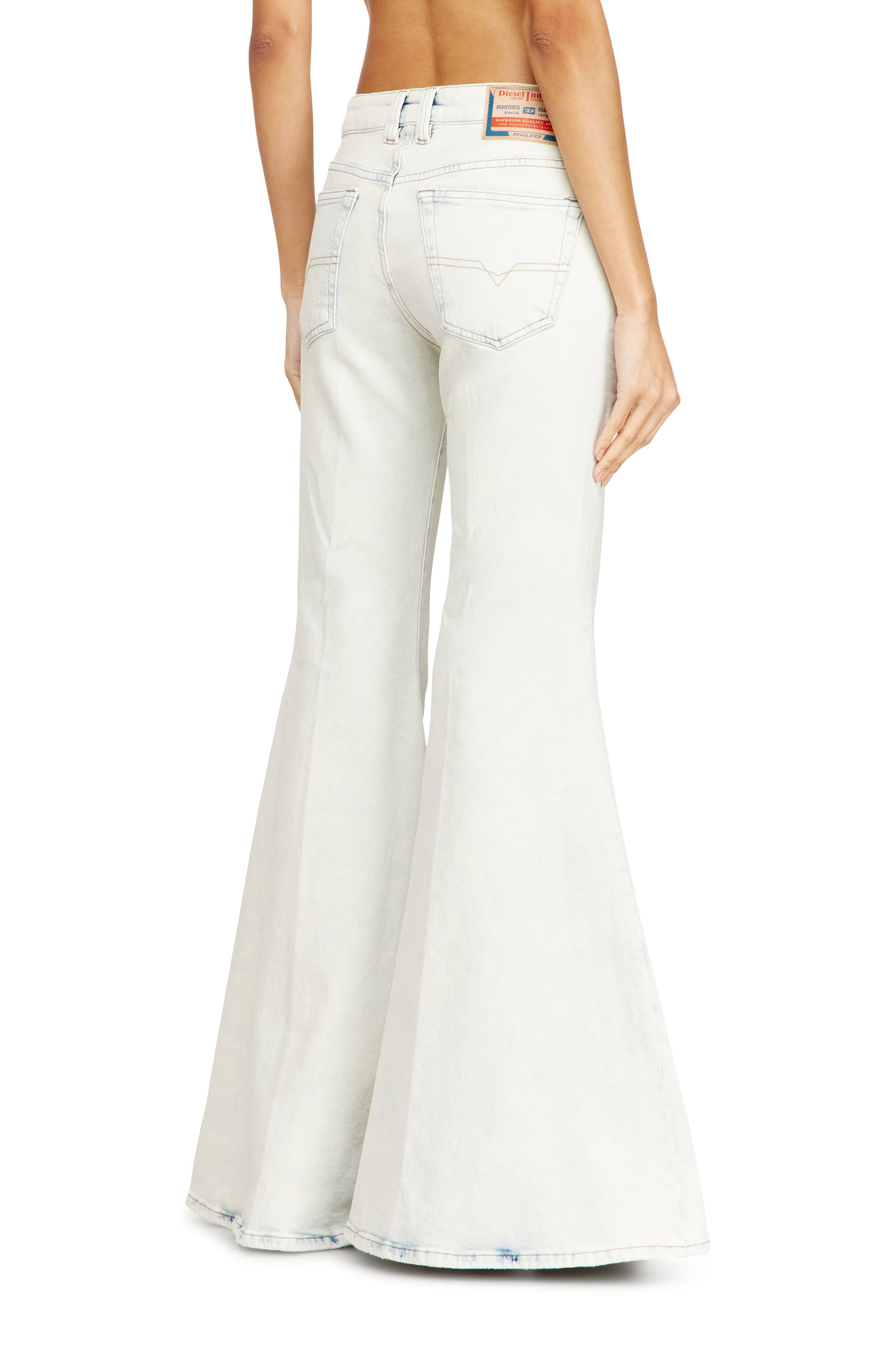 Diesel - Woman's Flare Jeans 1970 D-Bleess 0ADBS, White - 4