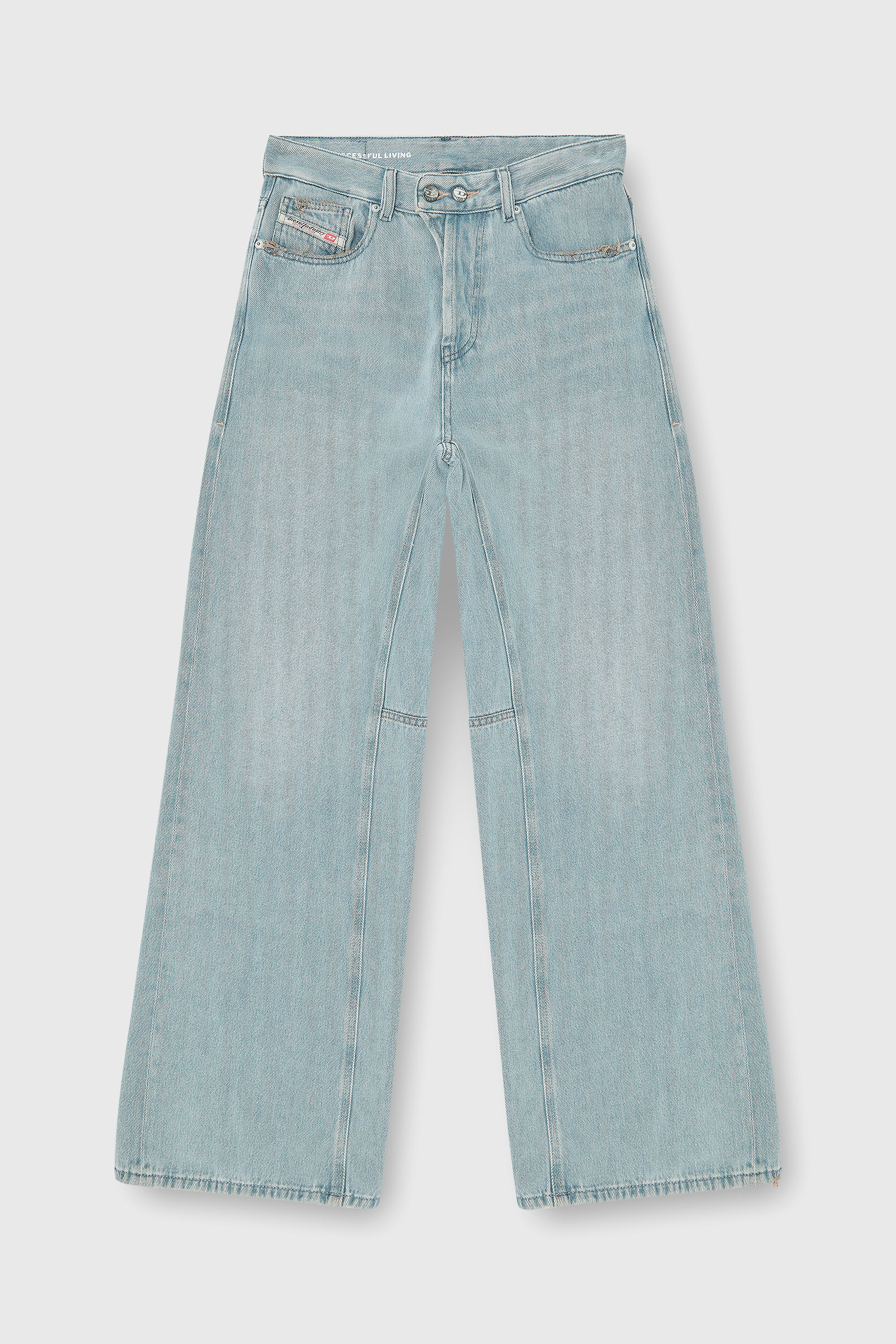 Diesel - Woman's Relaxed Jeans 1996 D-Sire 09P84, Light Blue - 6