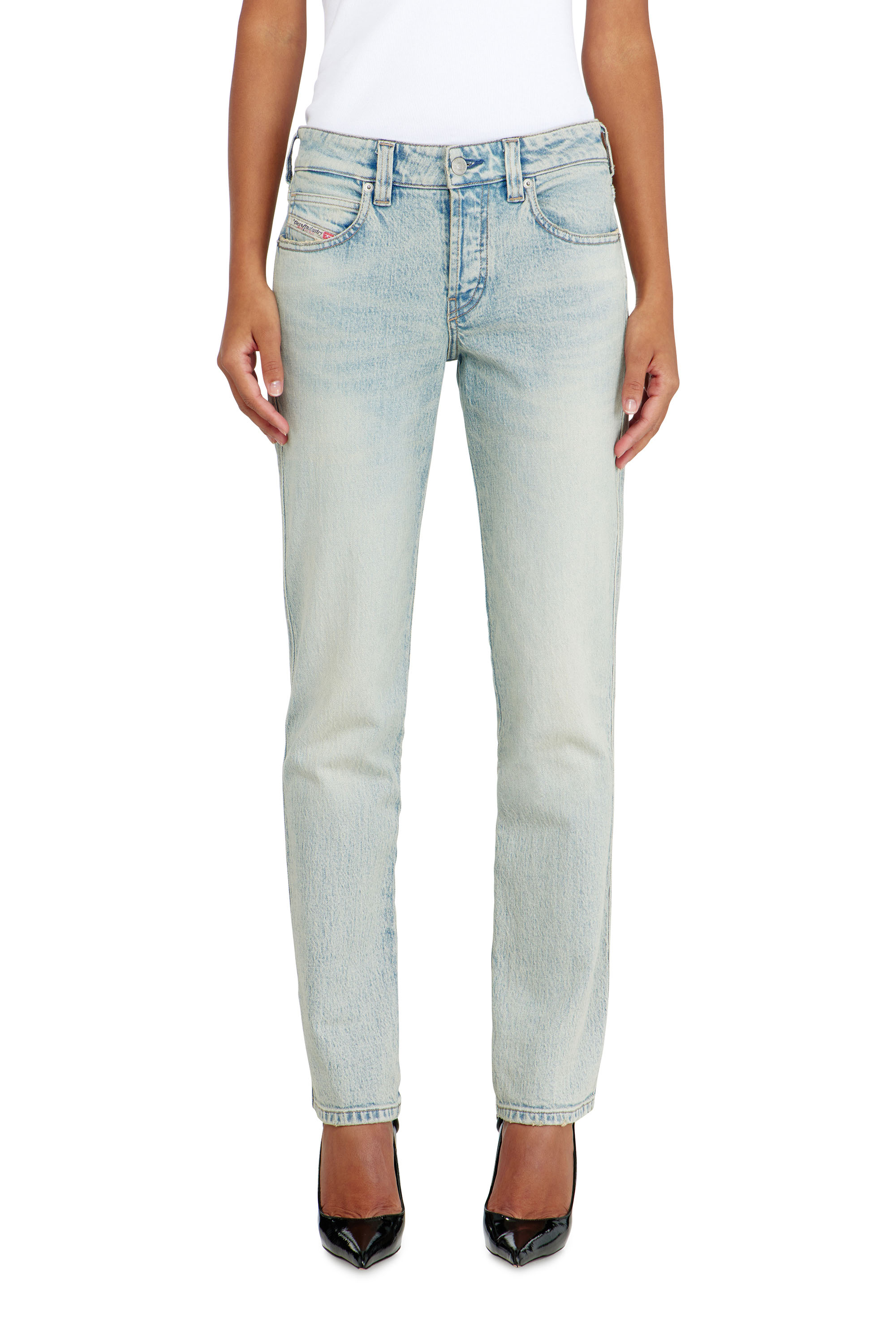 Diesel - Woman's Slim Jeans 1992 D-Jiann 0KBBK, Light Blue - 1