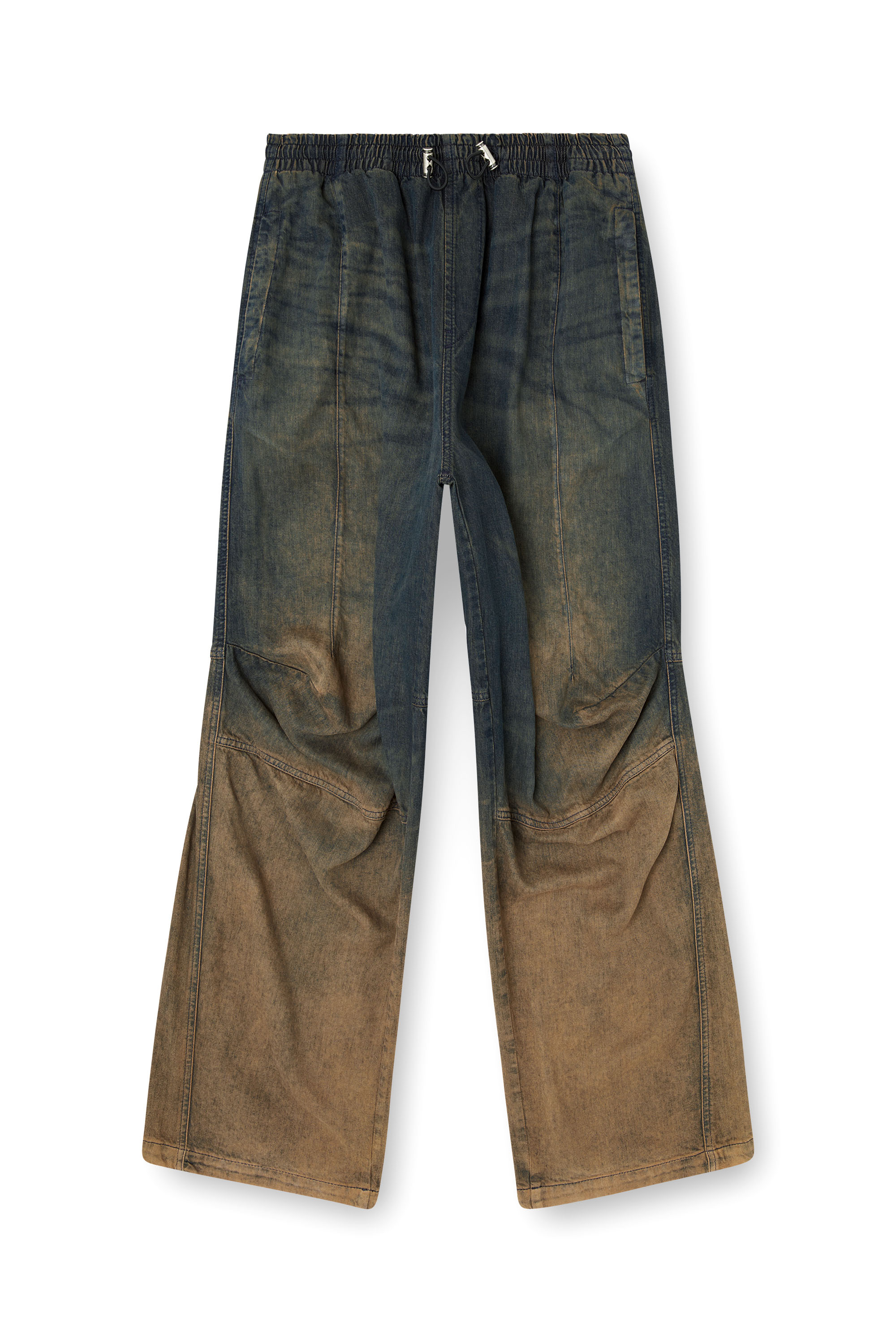 Relaxed Jeans D-Pari 068TF, Dark Blue Diesel - Man's Relaxed Jeans D-Pari 068TF, Dark Blue - 2