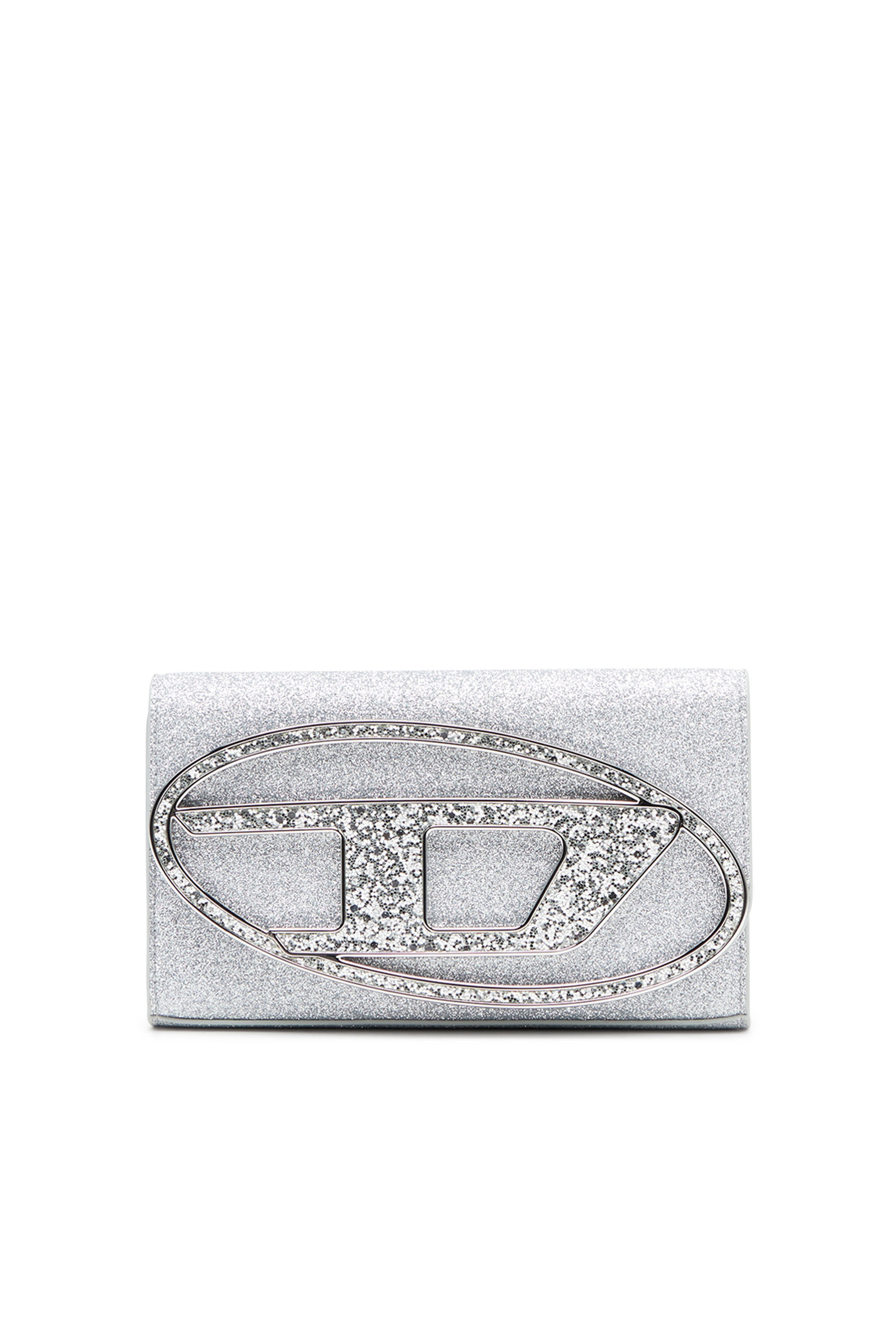Diesel - 1DR WALLET STRAP, Silver - Image 1