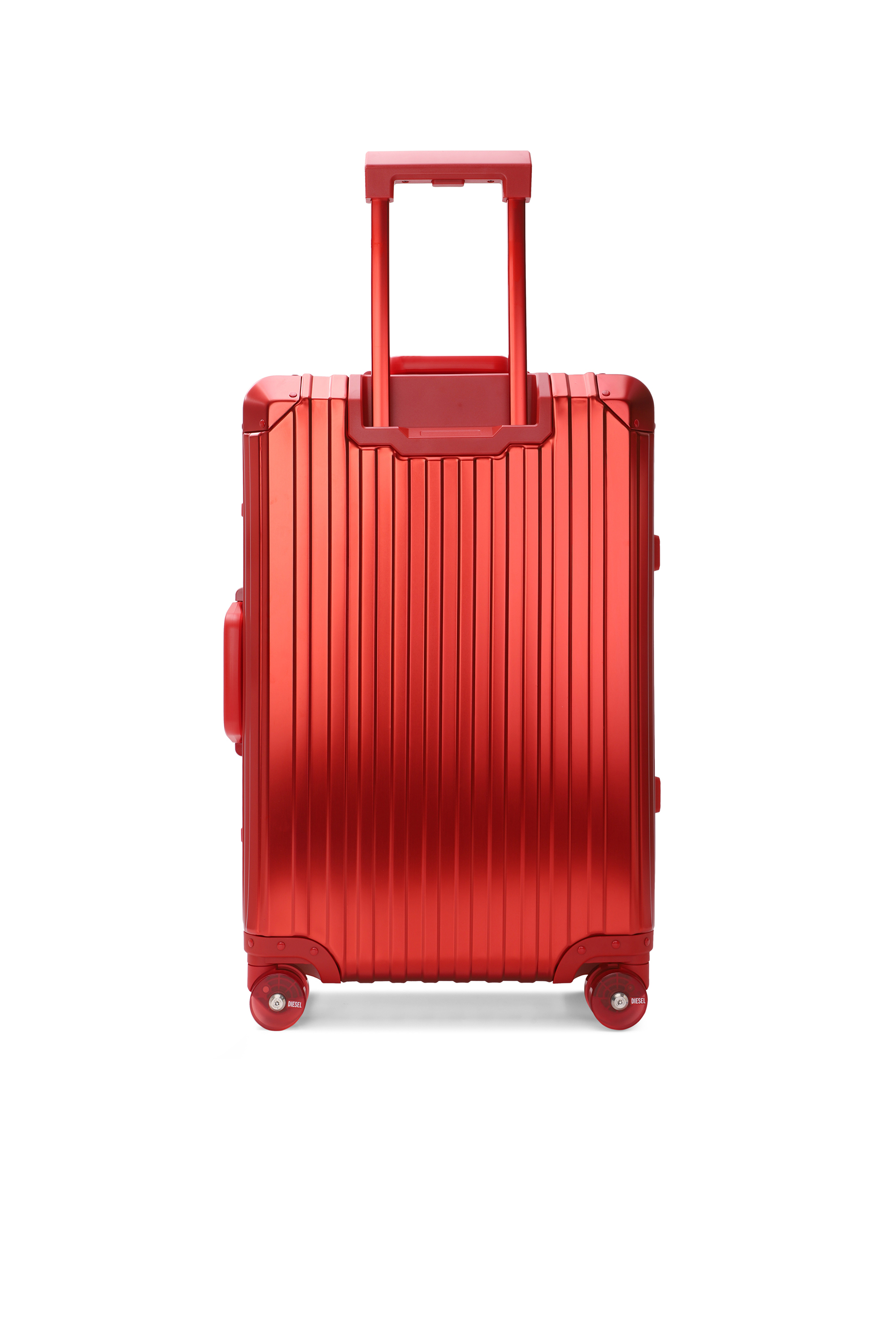Diesel - DIESEL ALUMINUM TROLLEY- DSL002, Unisex's Aluminum suitcase size M in Red - 2