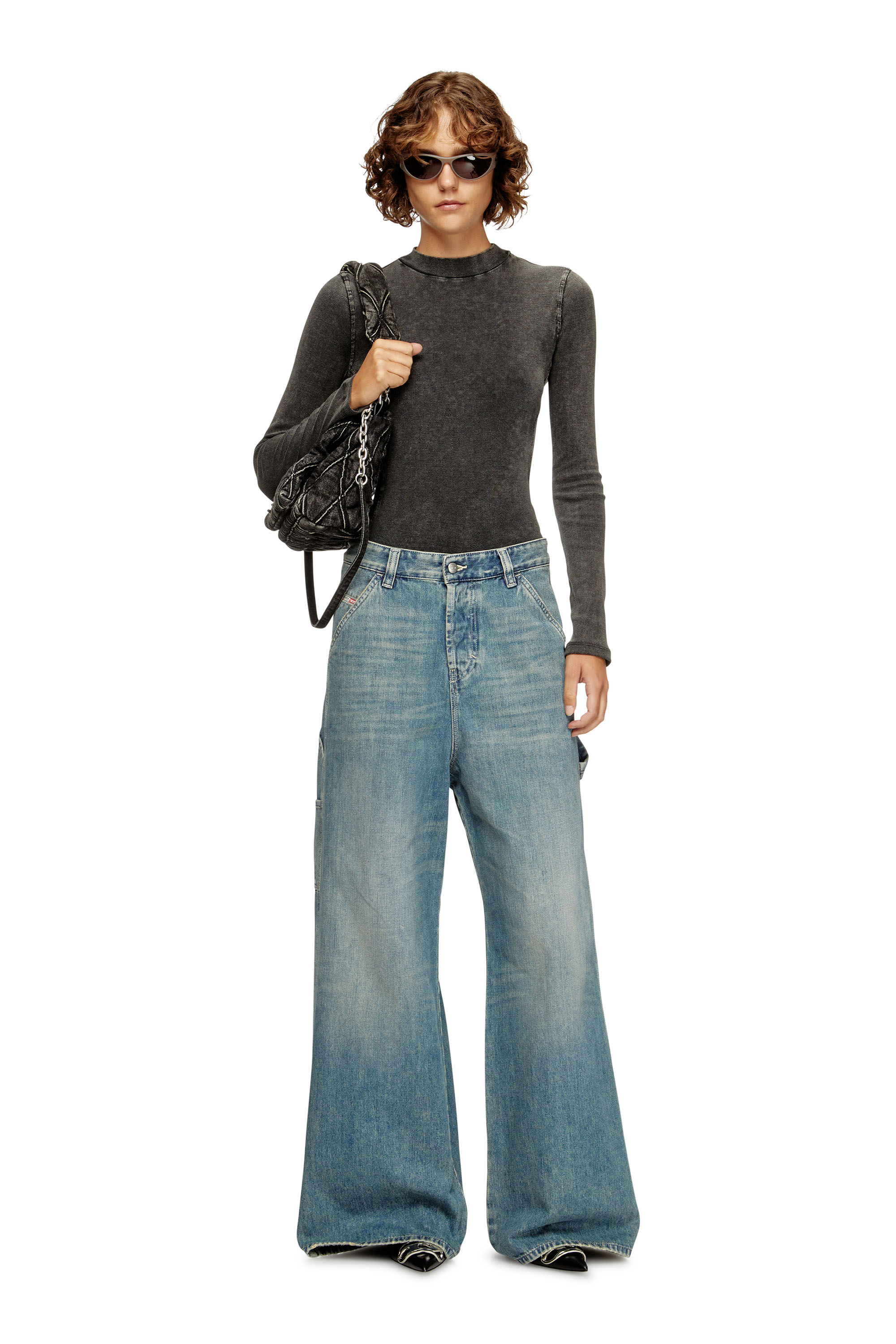 Relaxed Jeans 1996 D-Sire 068SK, Light Blue Diesel - Woman's Relaxed Jeans 1996 D-Sire 068SK, Light Blue - 1