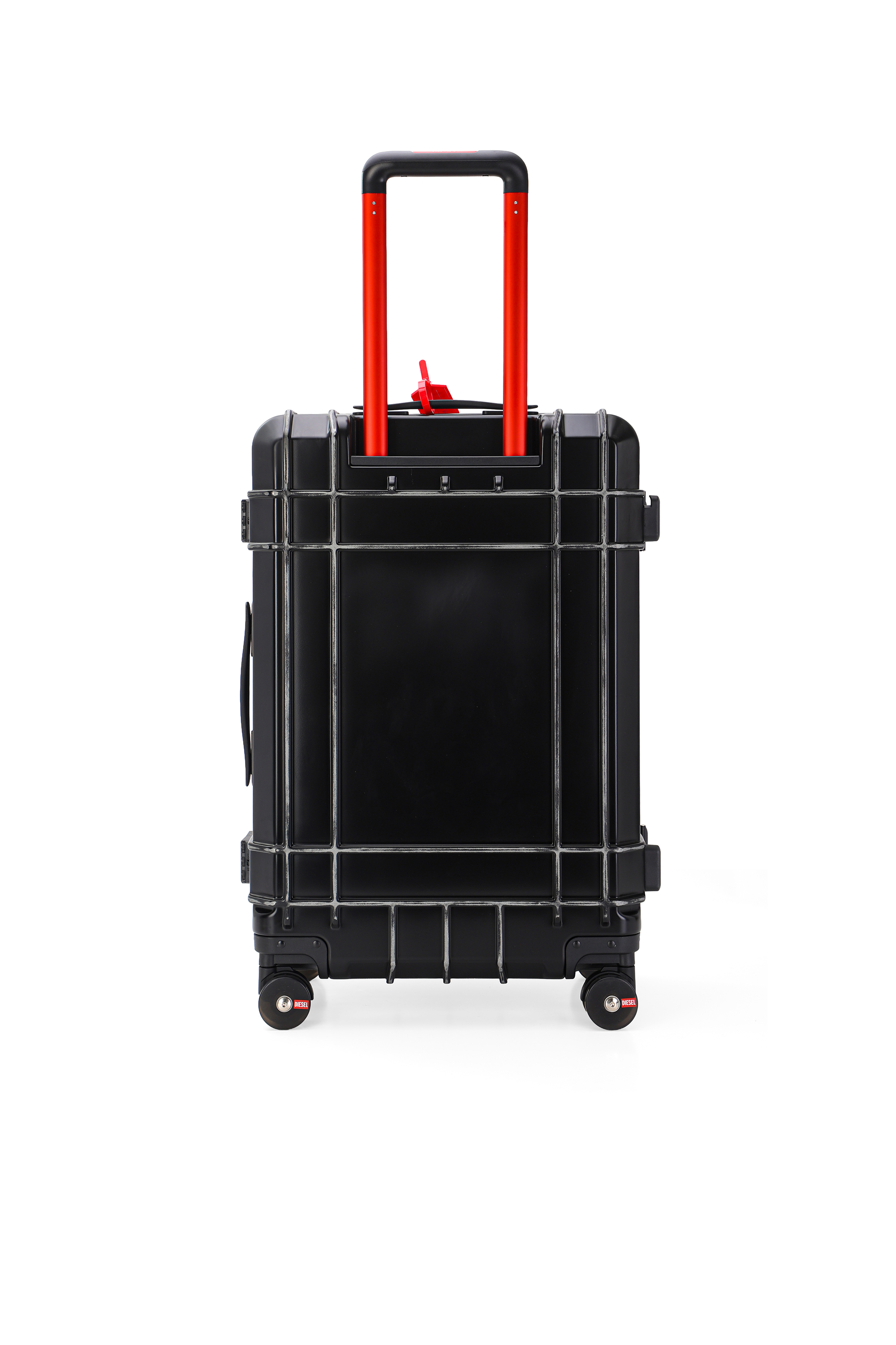 Diesel - DIESEL PC STRONG IMAGE TROLLEY- DSL003, Unisex's Rugged carry‑on suitcase 24" in Black - 2