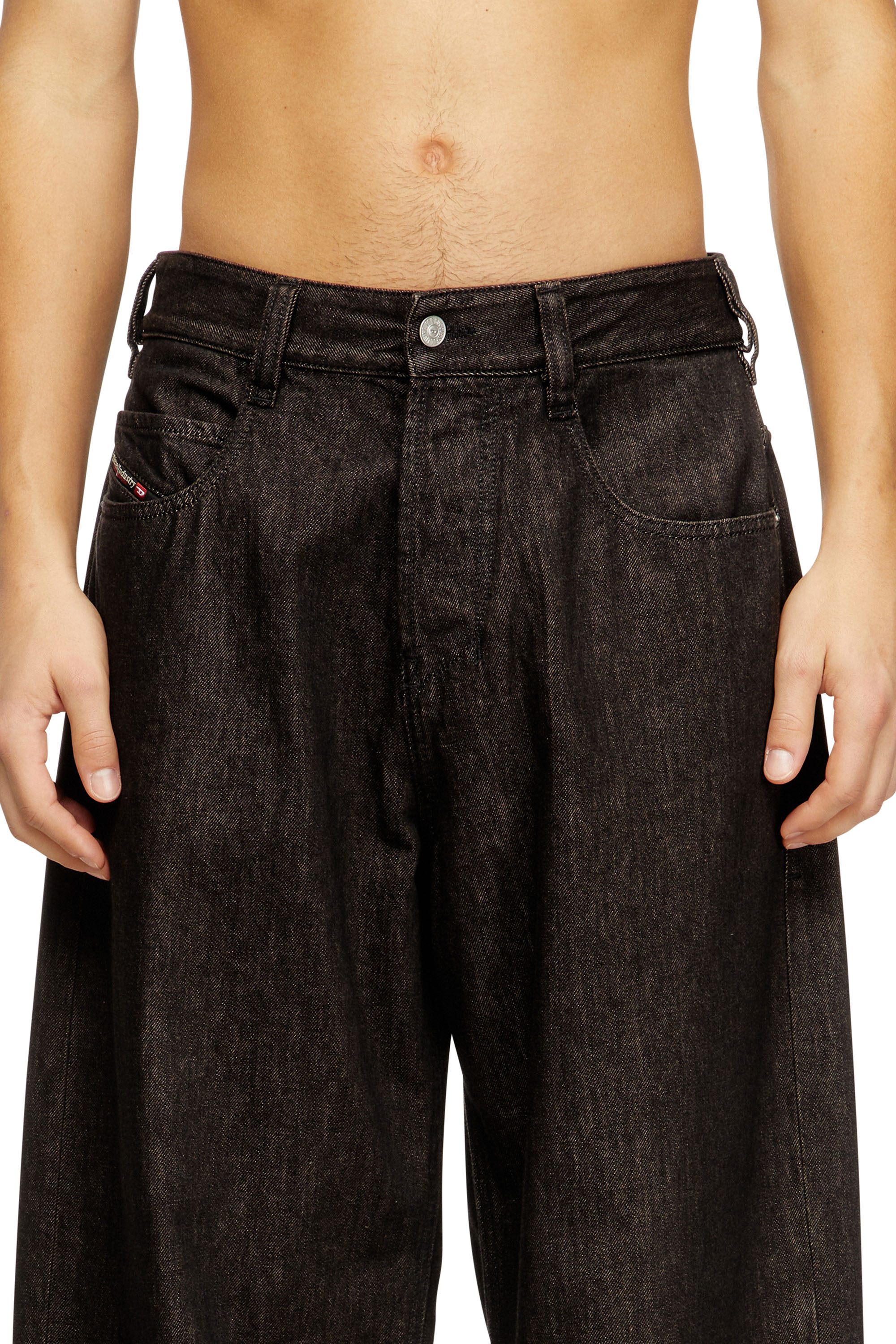 Diesel - Unisex's Relaxed Jeans 1997 D-Enim-M 09N25, Black/Dark grey - 4