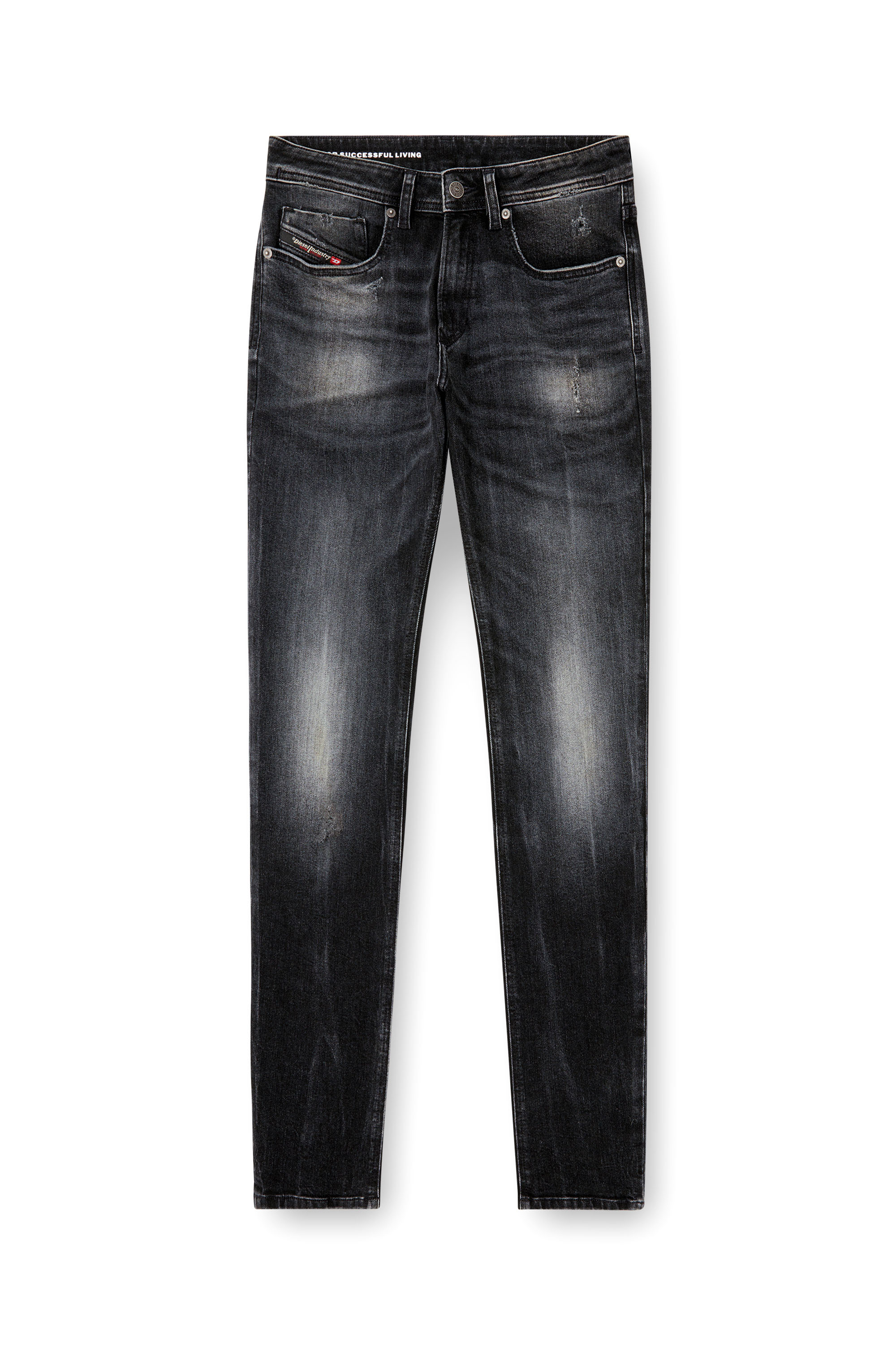 Skinny Jeans 1979 Sleenker 0DBDP, Black/Dark grey Diesel - Man's Skinny Jeans 1979 Sleenker 0DBDP, Black/Dark grey - 2