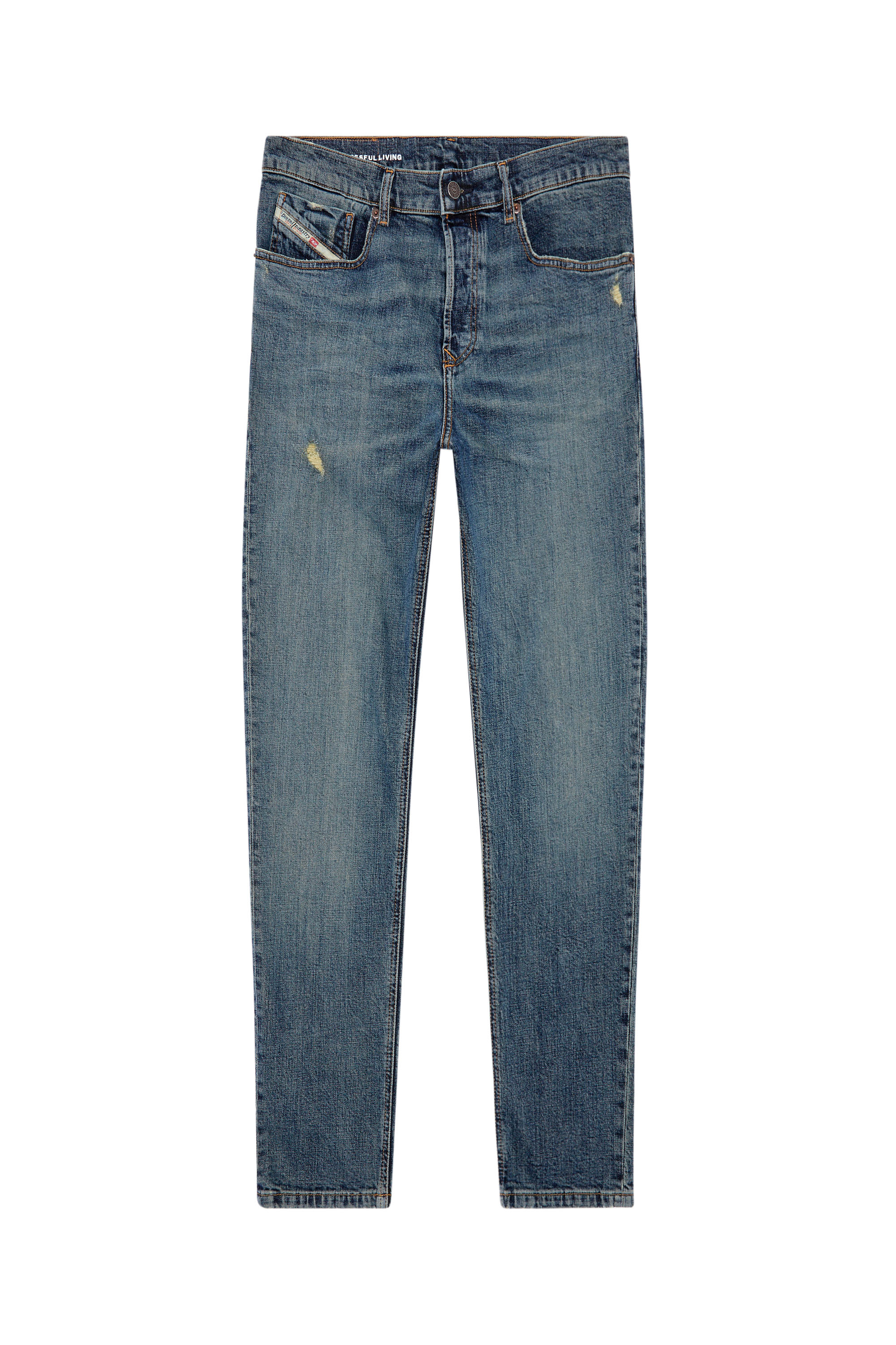 Diesel - Tapered Jeans 2005 D-Fining 0DQAC, Medium blue - Image 5