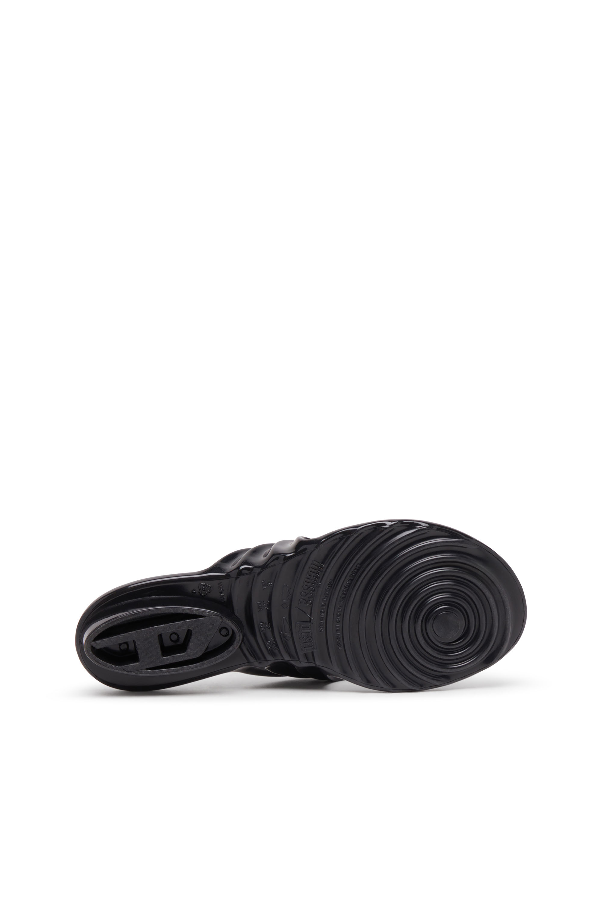 MELISSA QUANTUM THONG, Black Diesel - MELISSA QUANTUM THONG, Woman's Sculptural flip-flops in Melflex® in Black - 5
