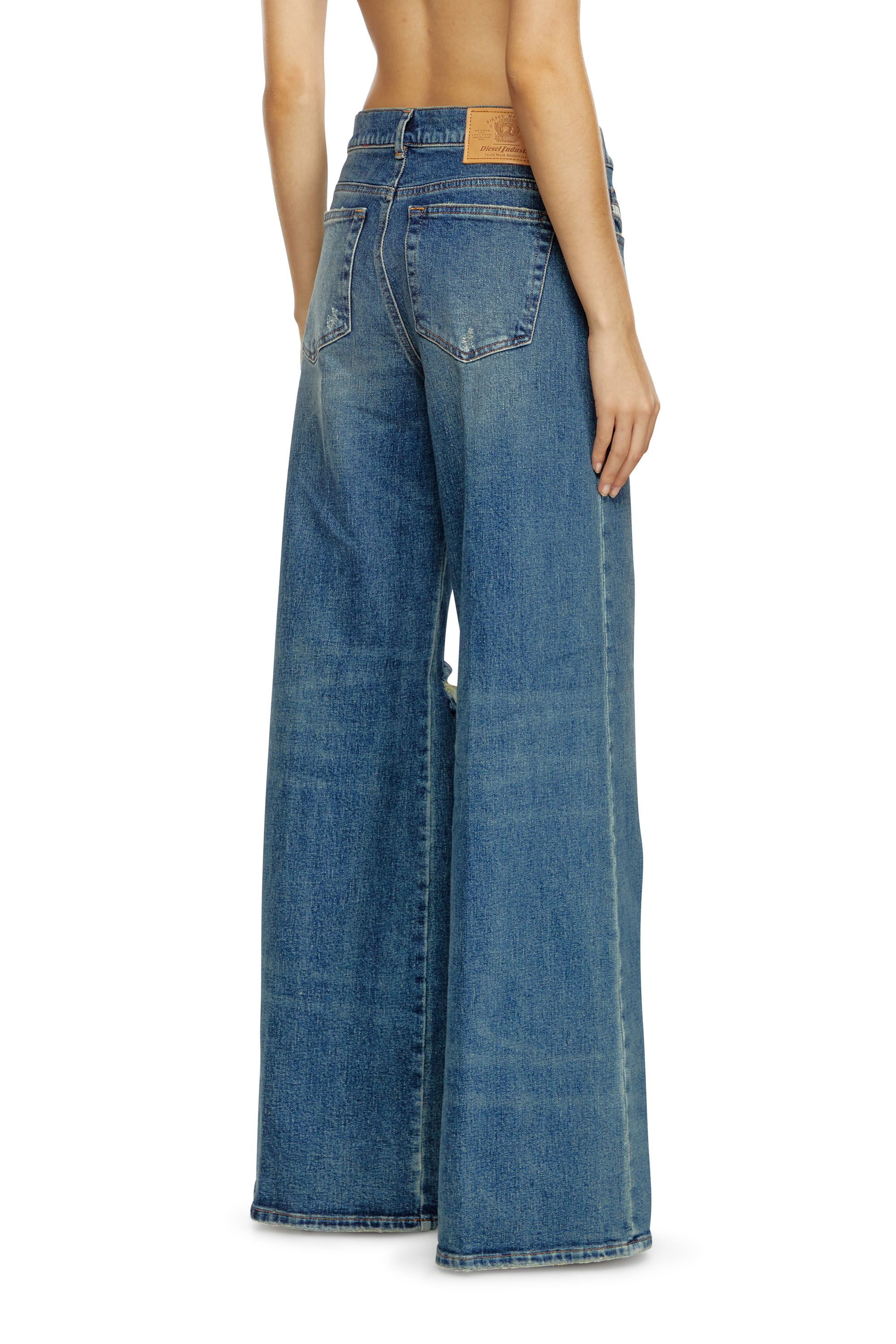 Diesel - Woman Bootcut and Flare Jeans 1978 D-Akemi 007M5, Medium blue - Image 1