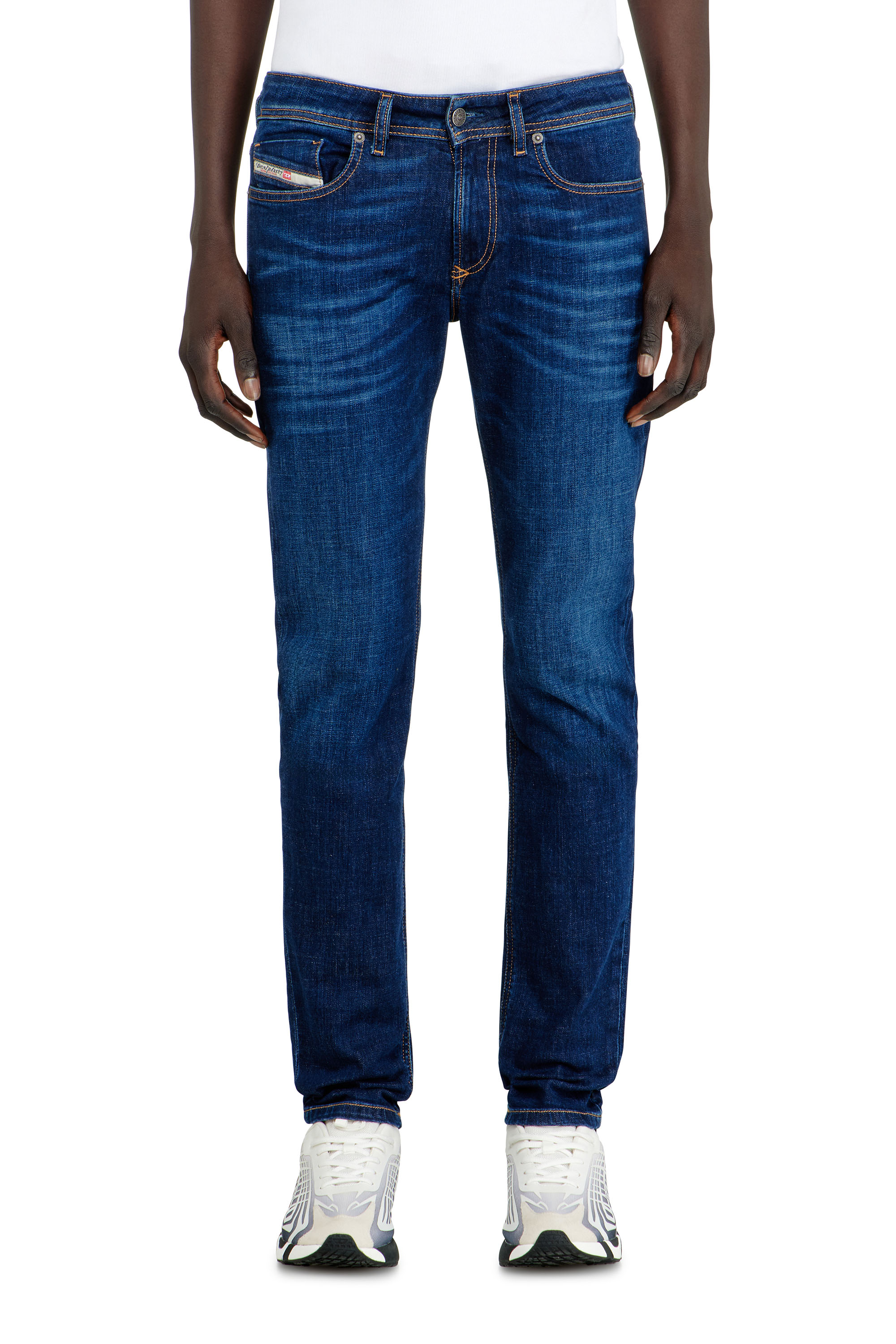 Diesel - Man's Skinny Jeans 1979 Sleenker 09J17, Dark Blue - 5