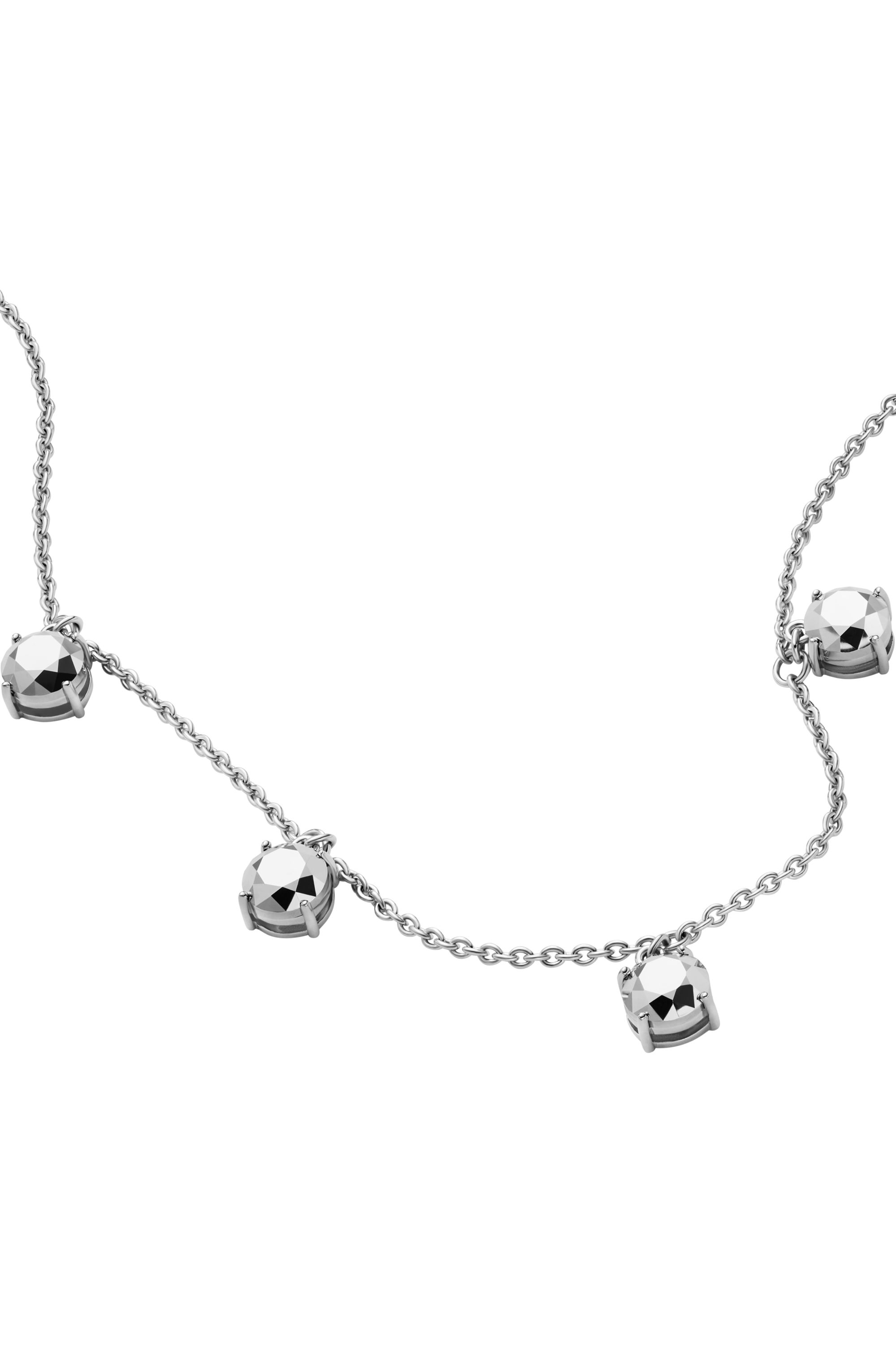 Diesel - DL1360040 STERLING SILVER JEWEL, Unisex's Sterling Silver Chain Necklace in Silver - 1