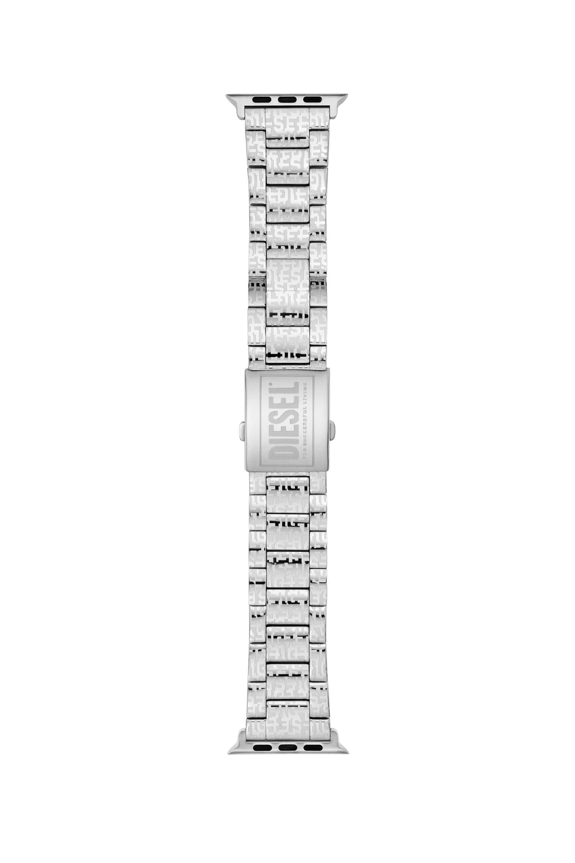 Diesel - DSS0017, Unisex's Stainless steel band for Apple watch®, 42mm, 44mm, 45mm in Silver - 1