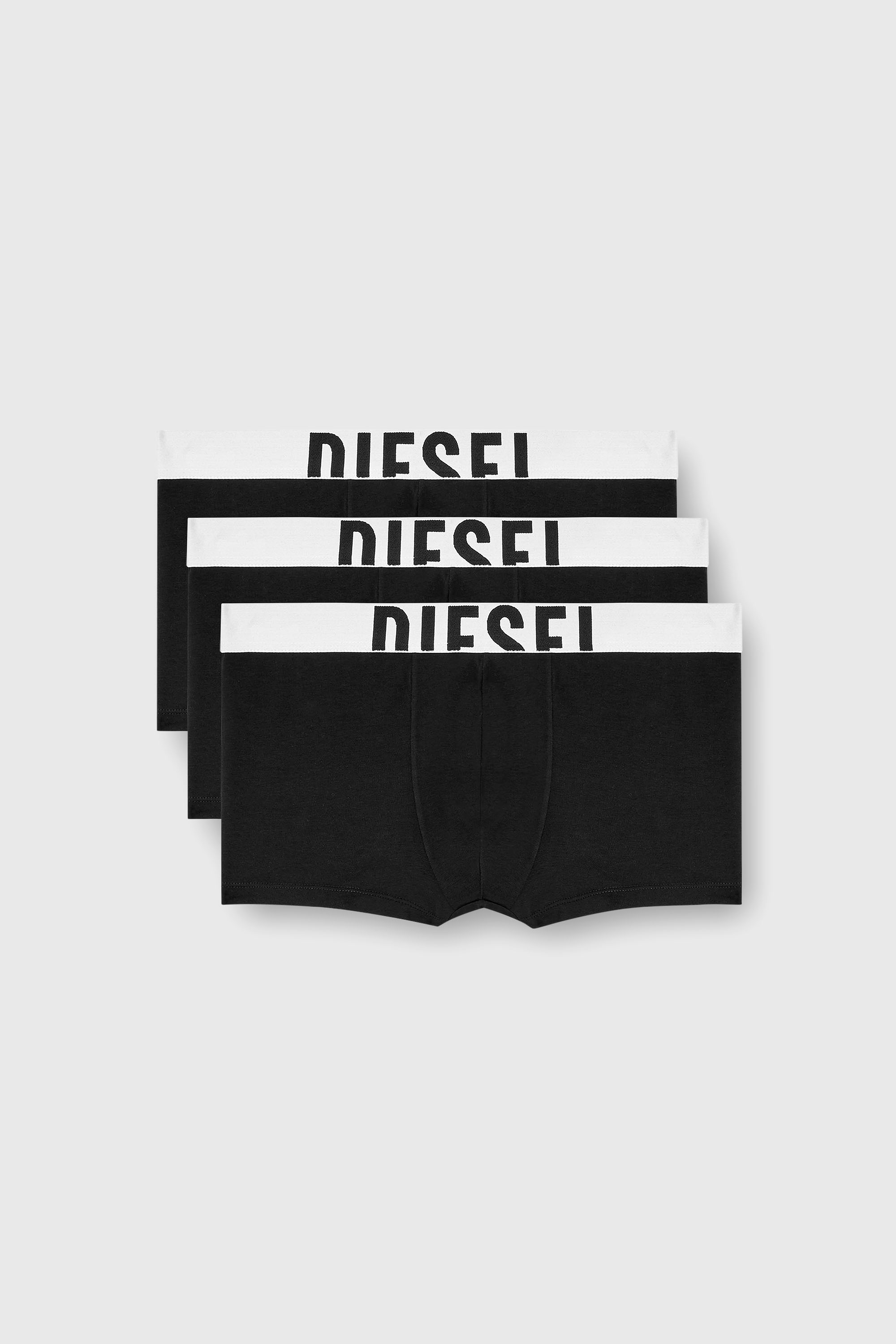 Diesel - DAMIEN-D-POP-3PACK-40, Man's Three-pack boxer briefs in stretch cotton in Black - 1