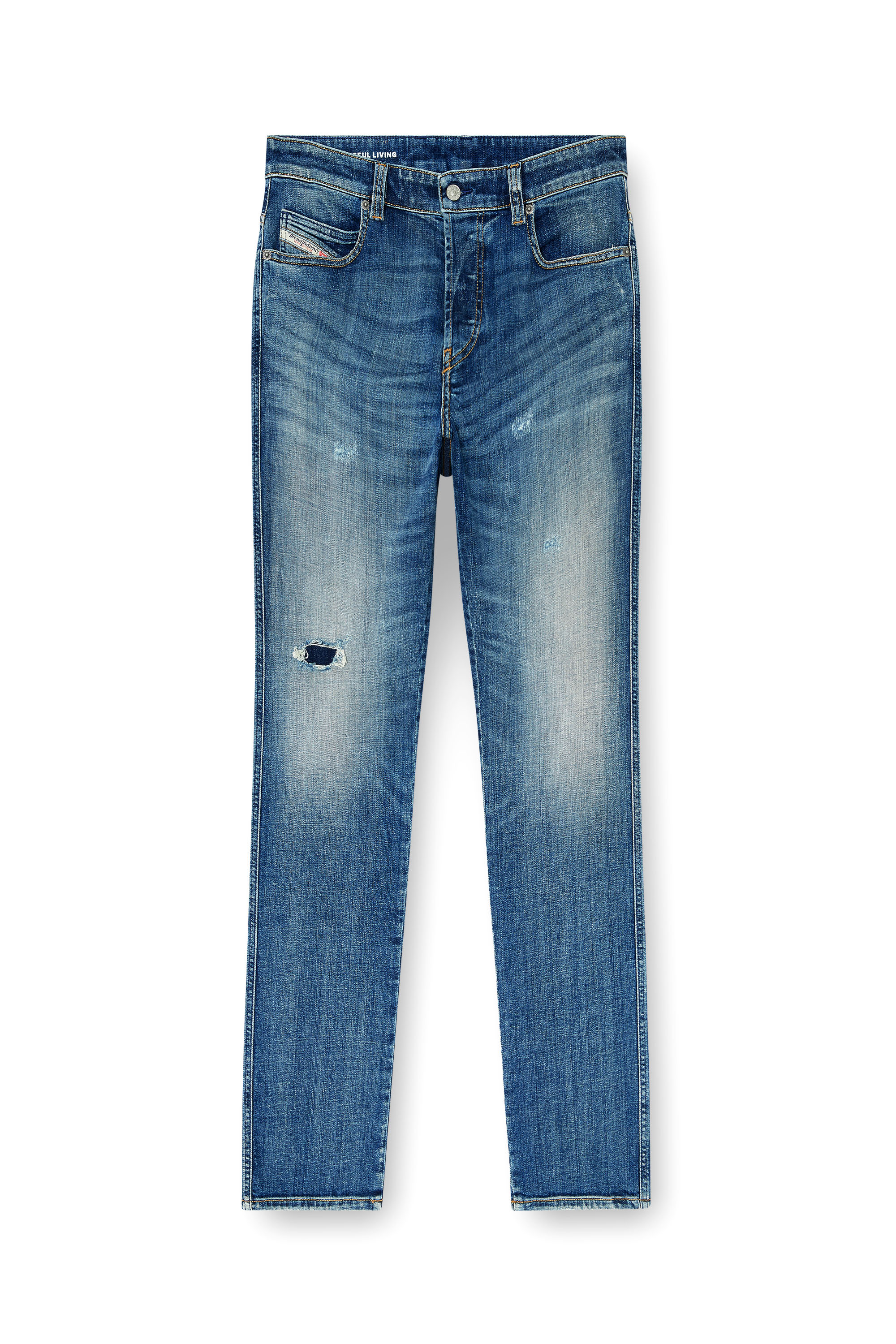 Diesel - Man's Slim Jeans 1993 D-Vyl 09P44, Medium blue - 3