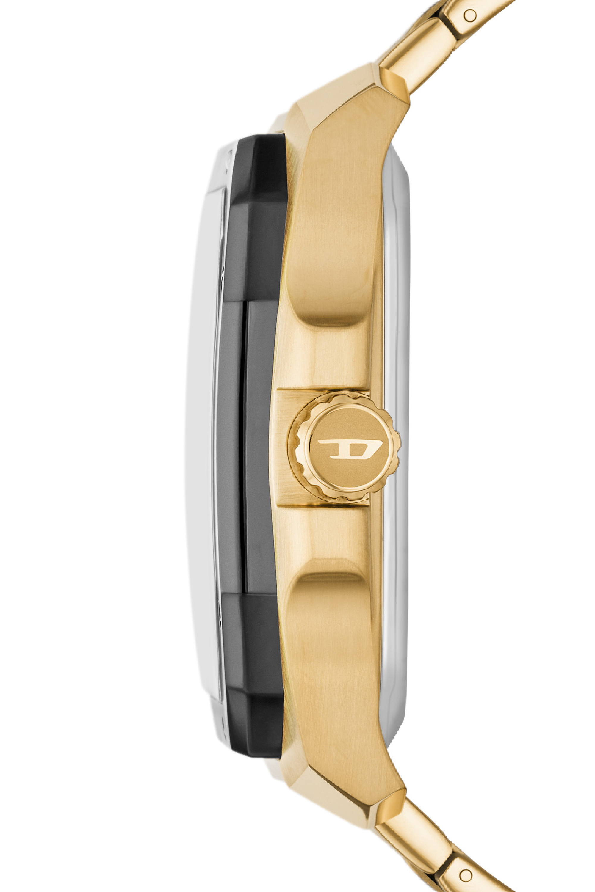 Diesel - DZ7471, Man's Flayed stainless steel watch in Oro/Black - 3