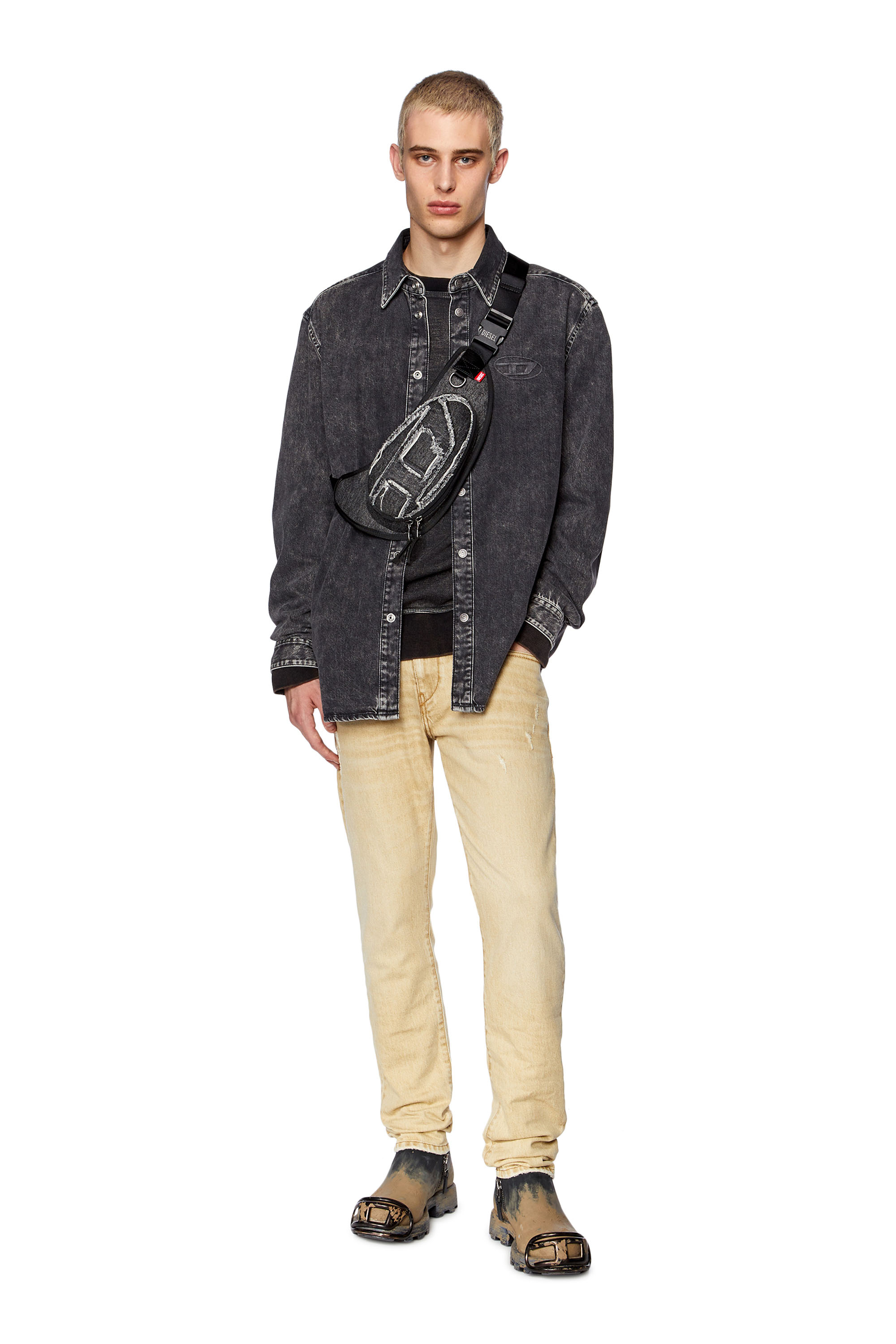 Diesel - Slim Jeans 2019 D-Strukt 09G52, Brown - Image 3