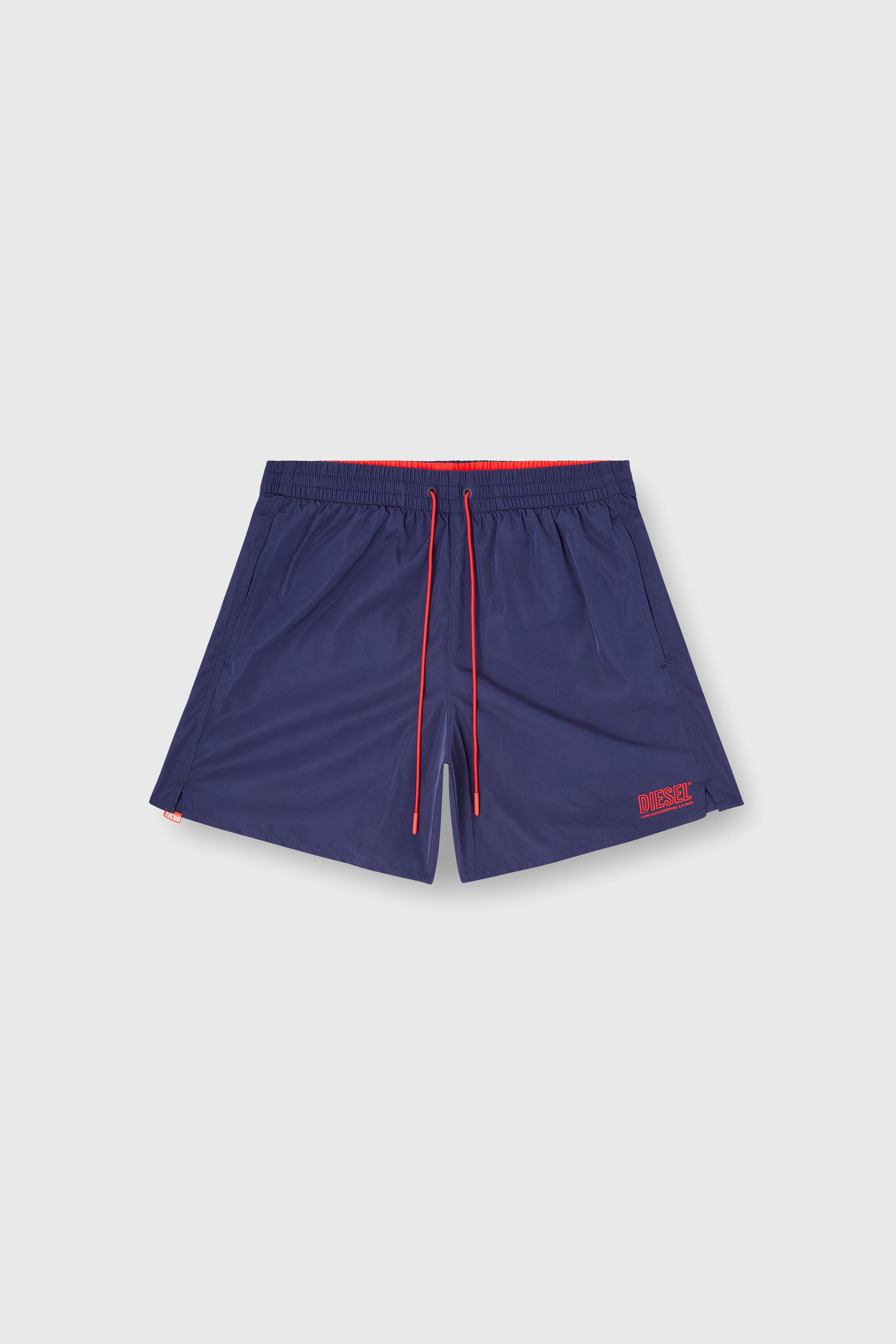 Diesel - SPORT-41-D-CORE, Man's Swim shorts with zip pocket in Dark Blue - 1