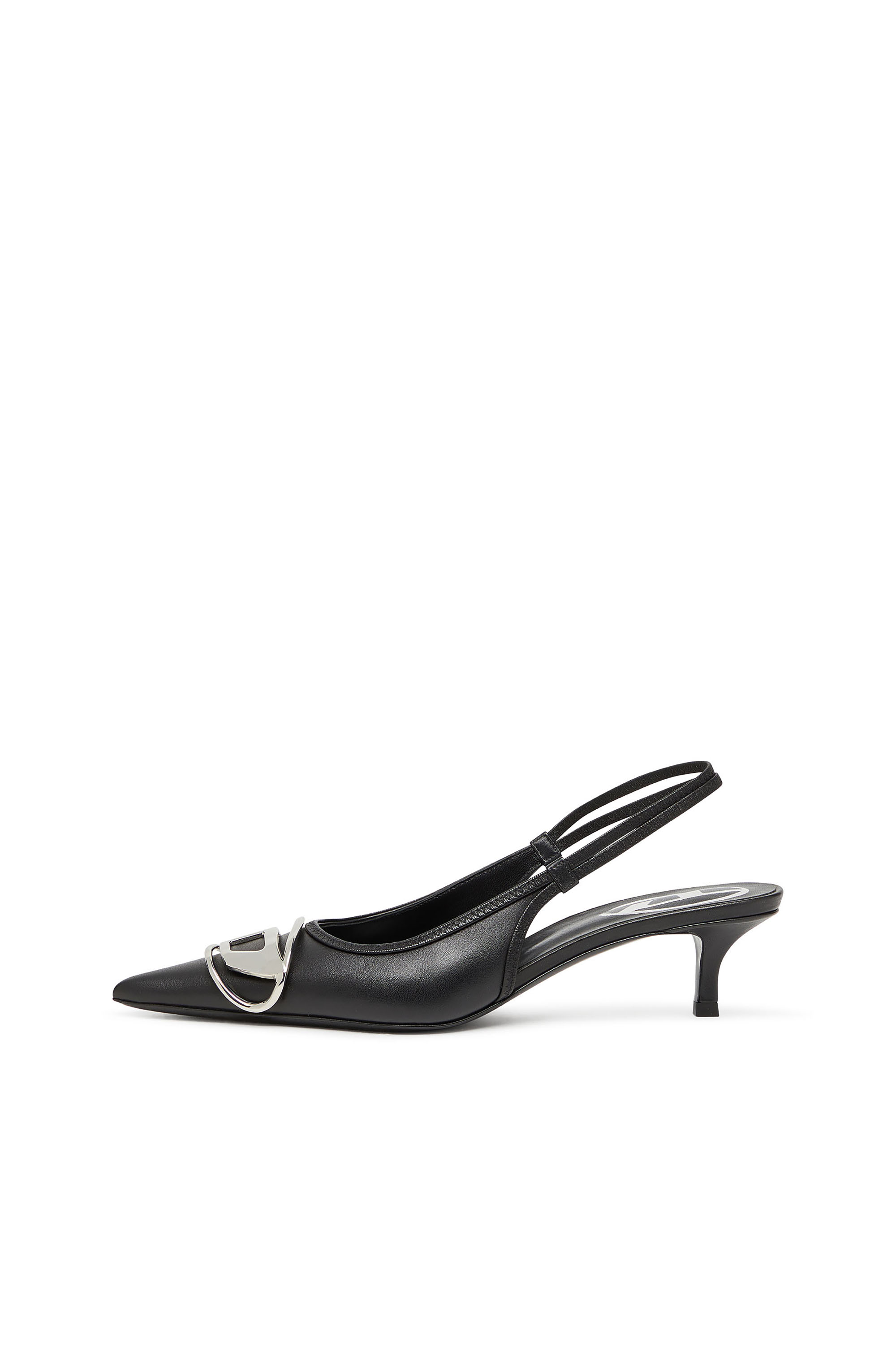 D-VENUS SB 40, Black Diesel - D-VENUS SB 40, Woman's D-Venus-Slingback pumps in nappa leather in Black - 6