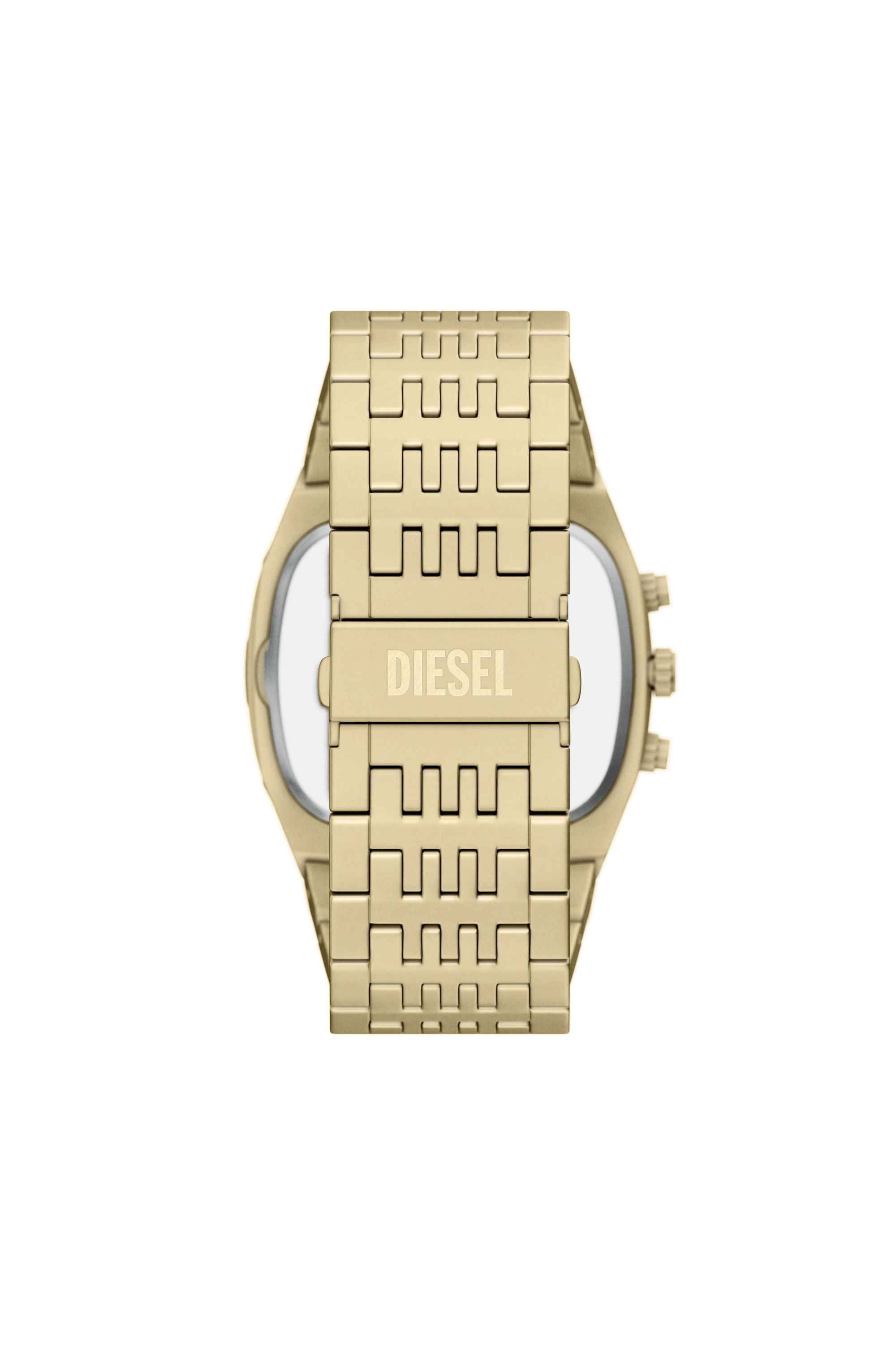 Diesel - DZ4718 WATCH, Man's Spiked Cushion gold-tone stainless steel watch in Gold - 2