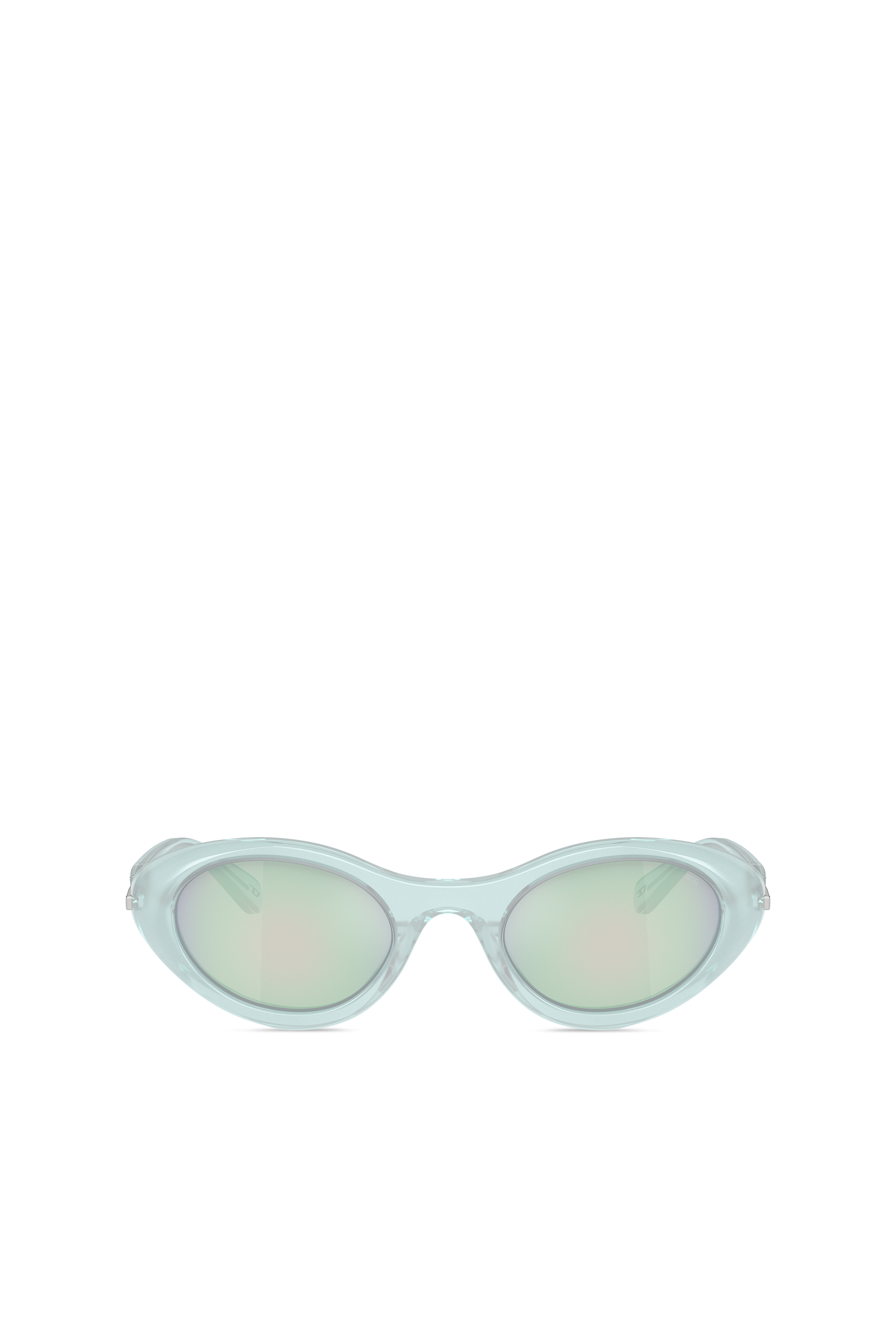 Diesel - 0DL2004, Unisex's Wrap-around shape sunglasses in Light Blue - 1