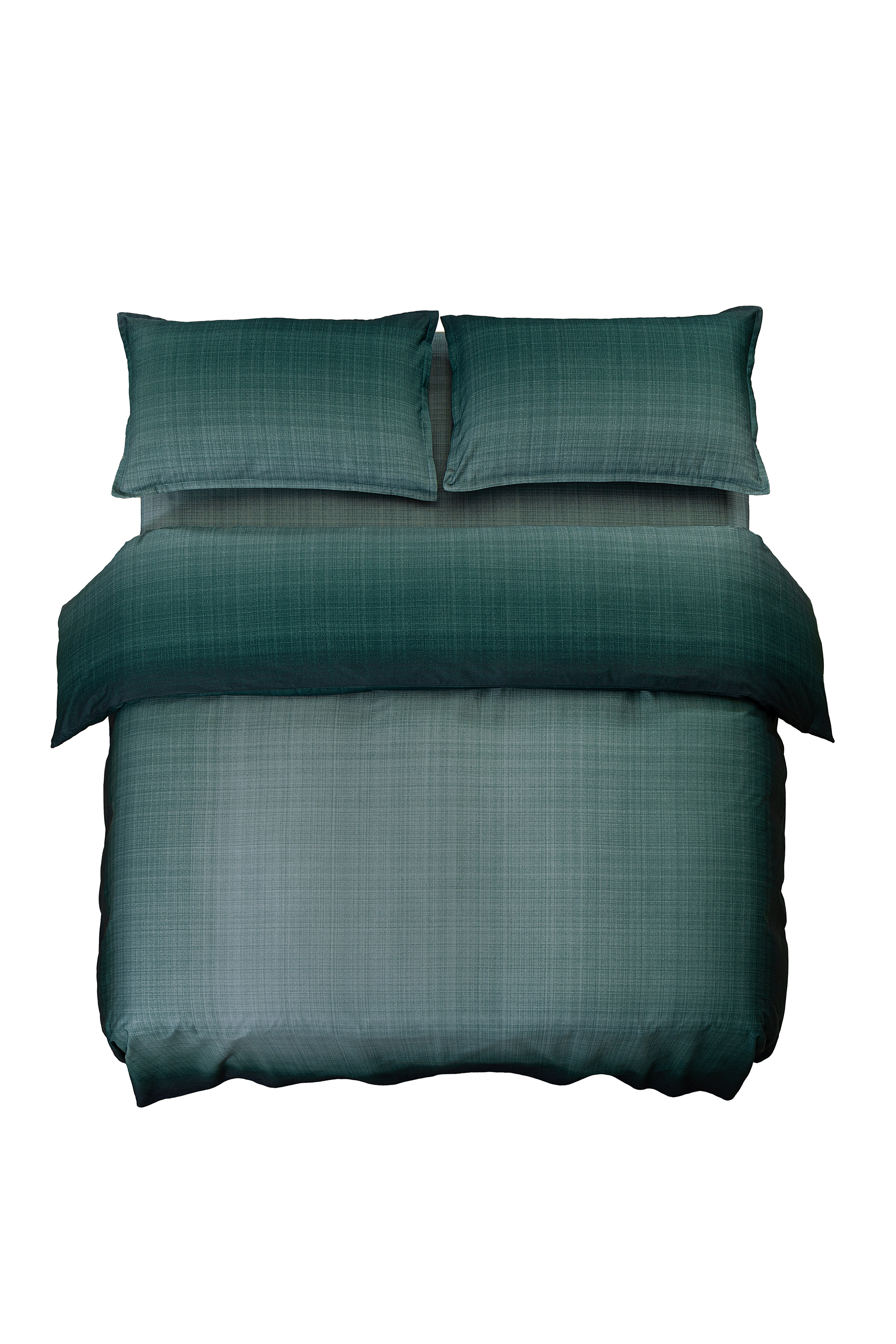 1016269  IRIDESCENT BLUE DUVET COVER SET, Green