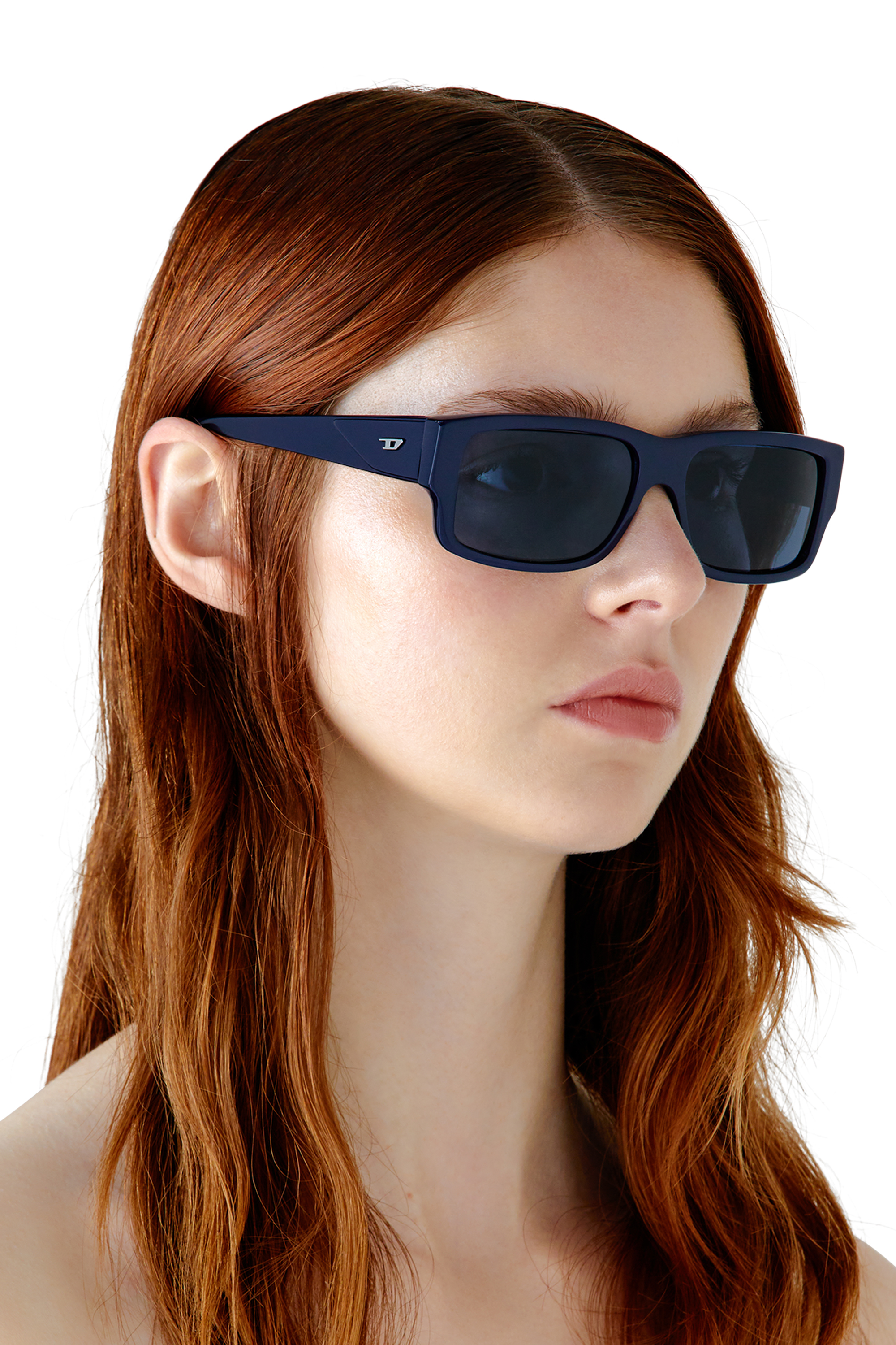 Diesel - 0DL2003 SIZE 57, Man's Rectangle sunglasses in Blue - 6