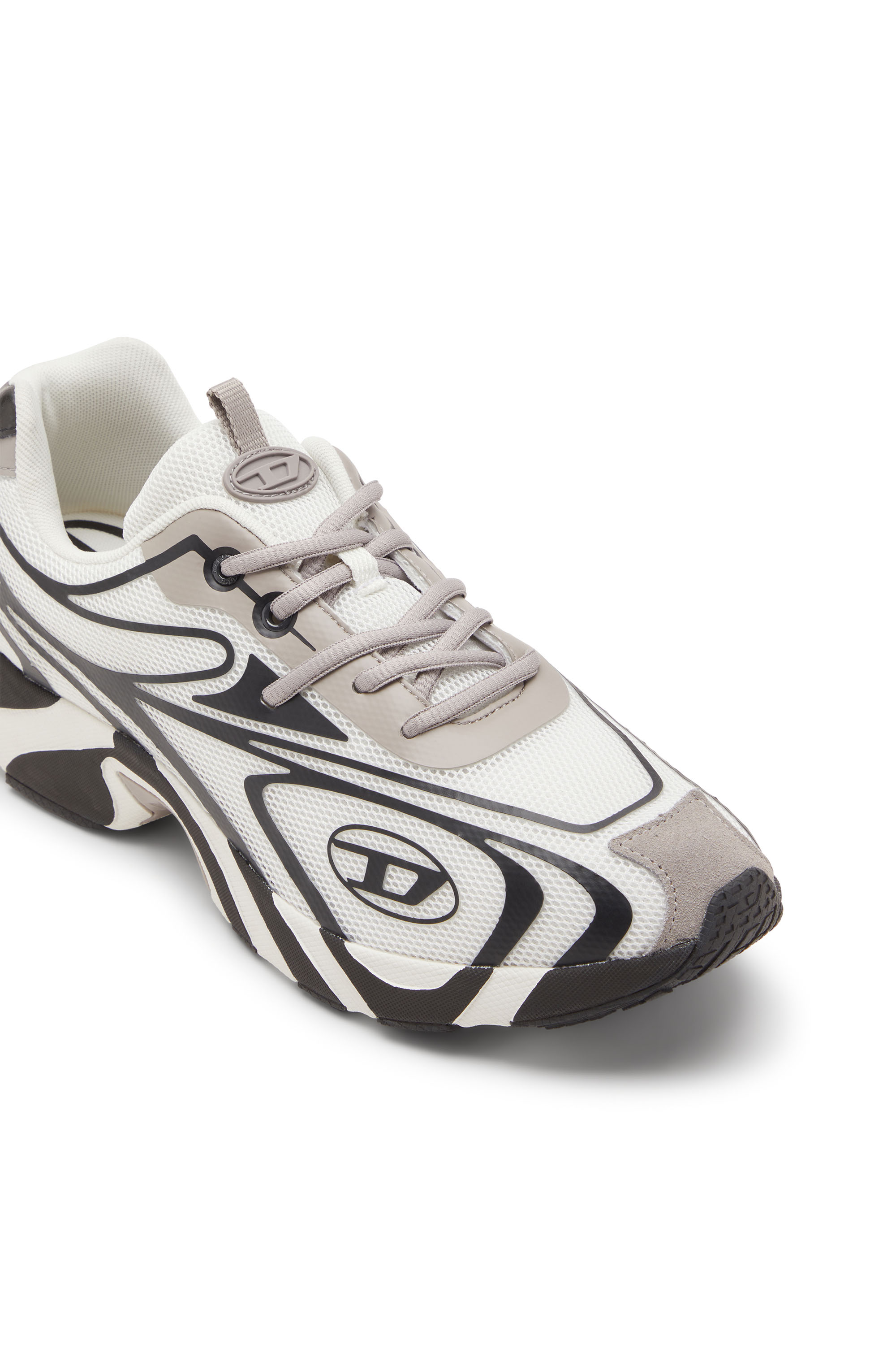 S-D-VIT'S 500 LOW, Black/White Diesel - S-D-VIT'S 500 LOW, Man's S-D-Vit - Lace-up sneakers in Black/White - 6