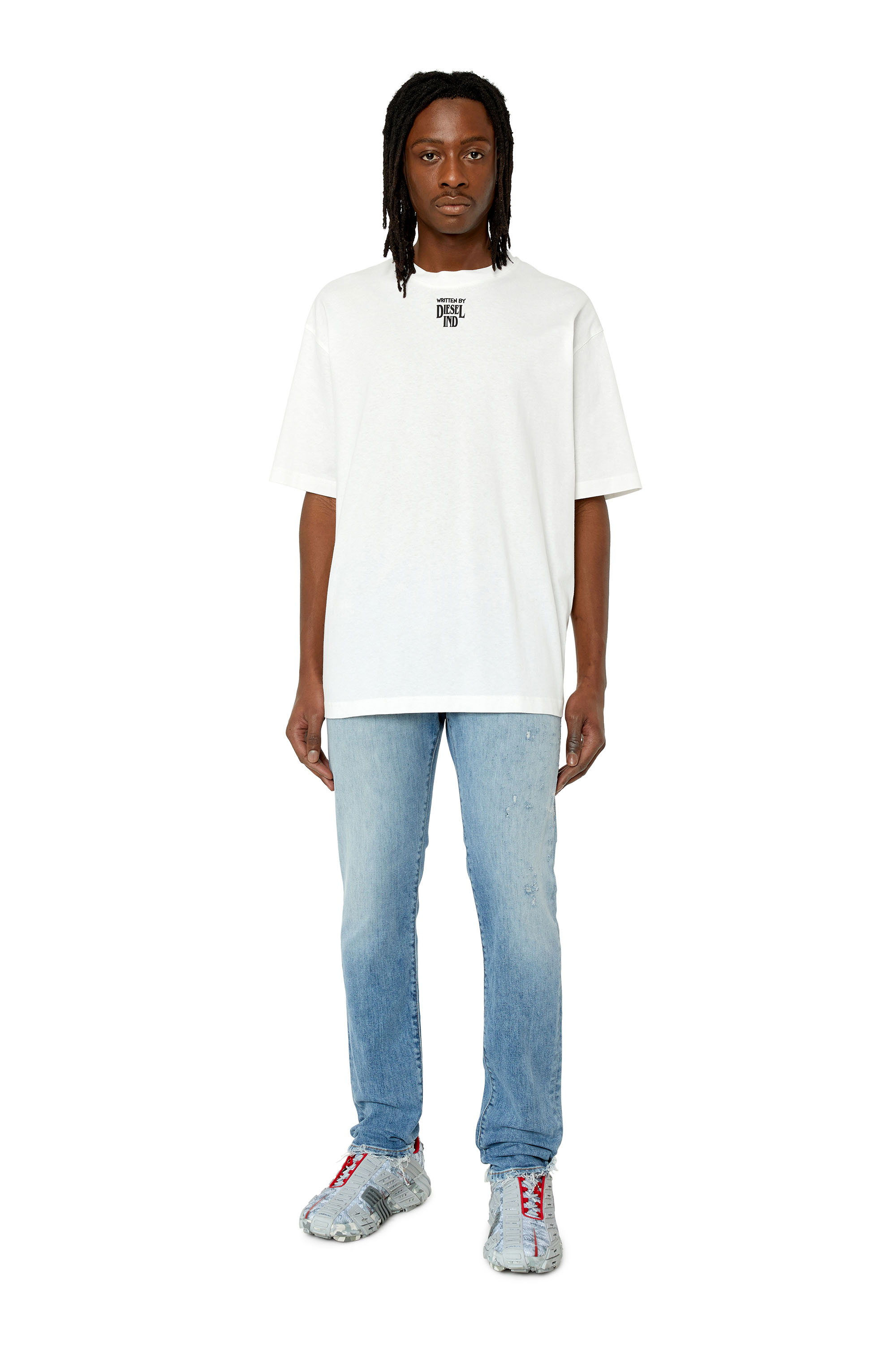 Diesel - Slim Jeans 2019 D-Strukt 09E73, Light Blue - Image 1