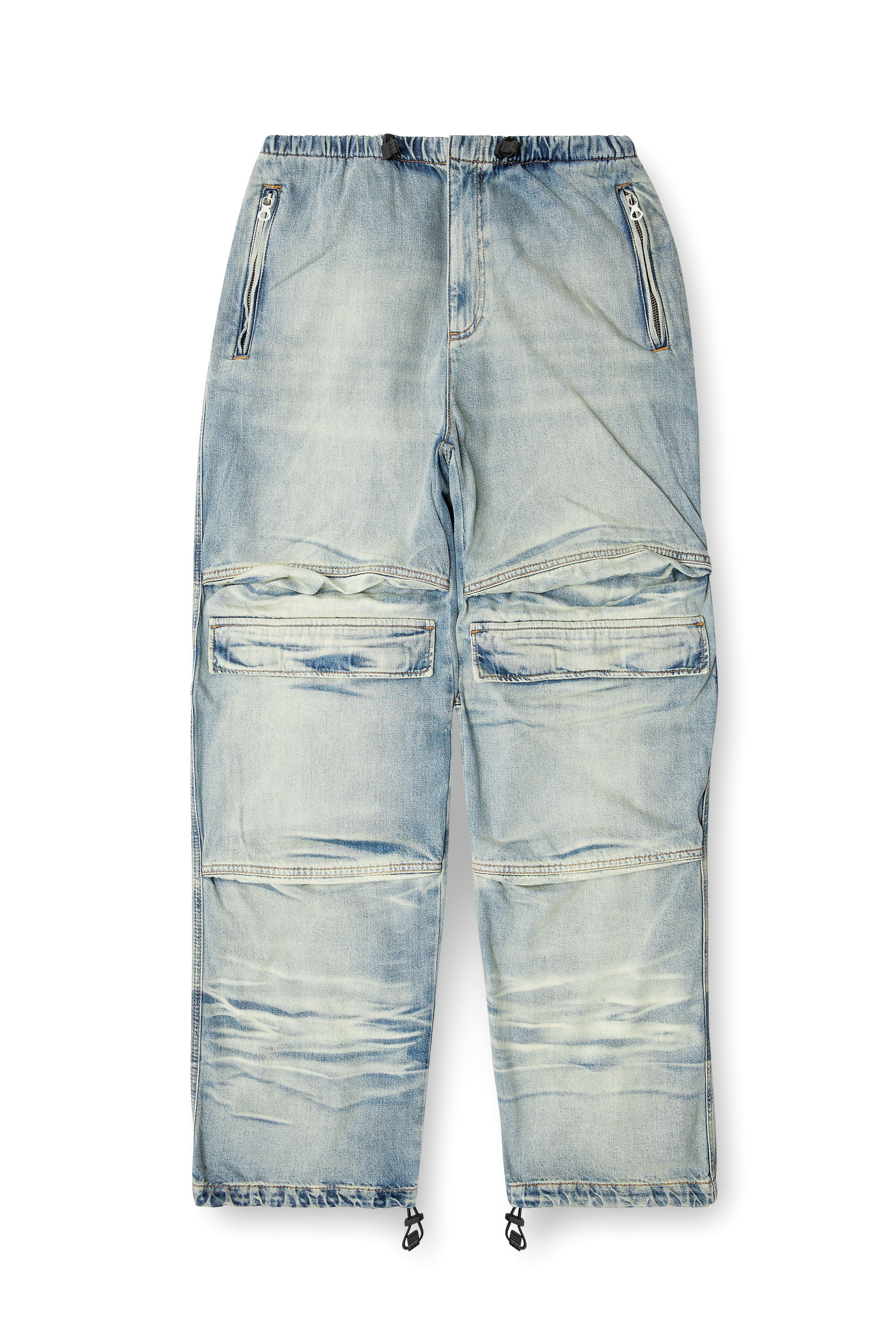 Diesel - Unisex's Relaxed Jeans D-Dayetz 0ABDF, Light Blue - 4