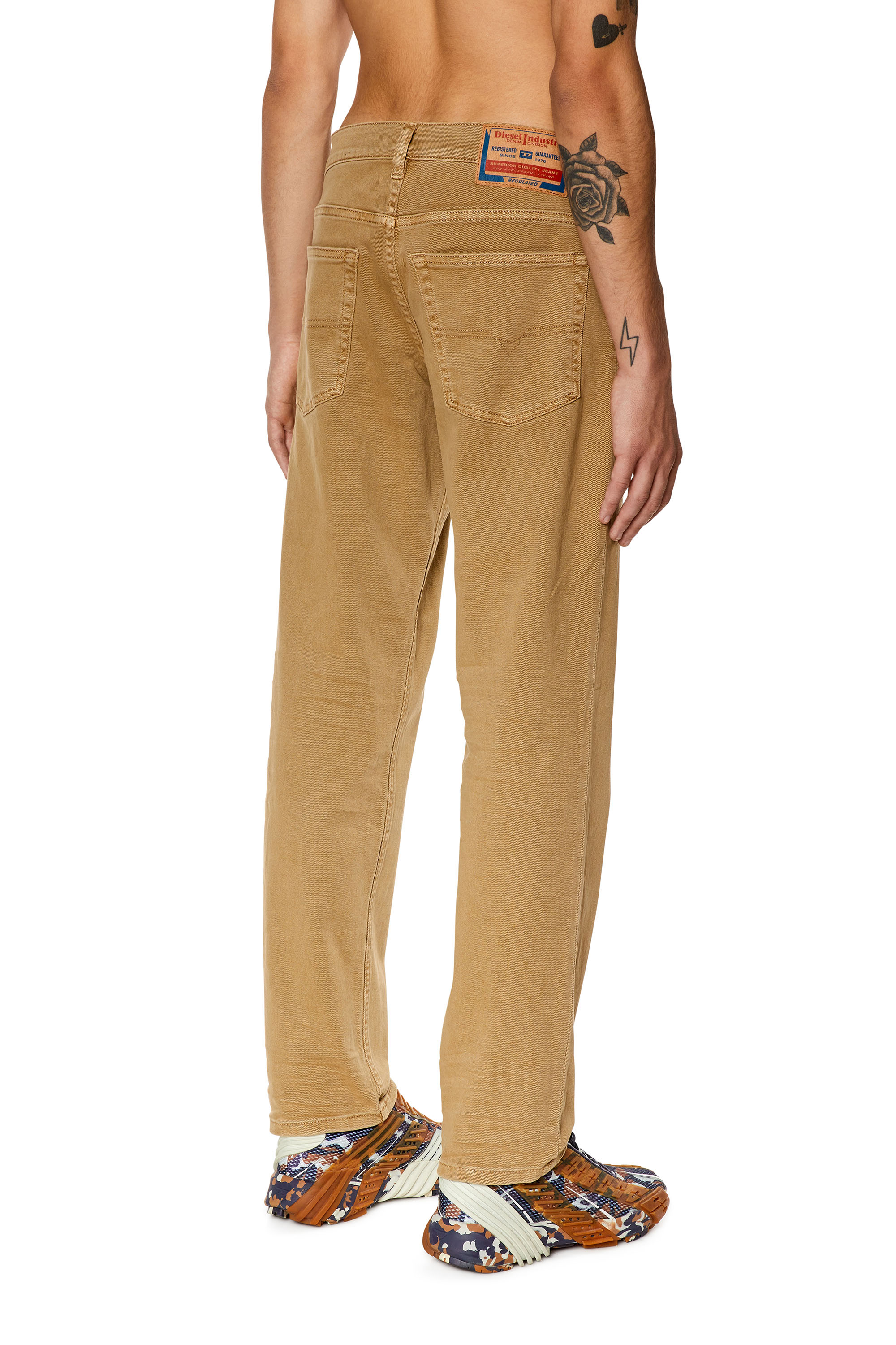 Diesel - Man Tapered Jeans 2023 D-Finitive 0QWTY, Light Brown - Image 3