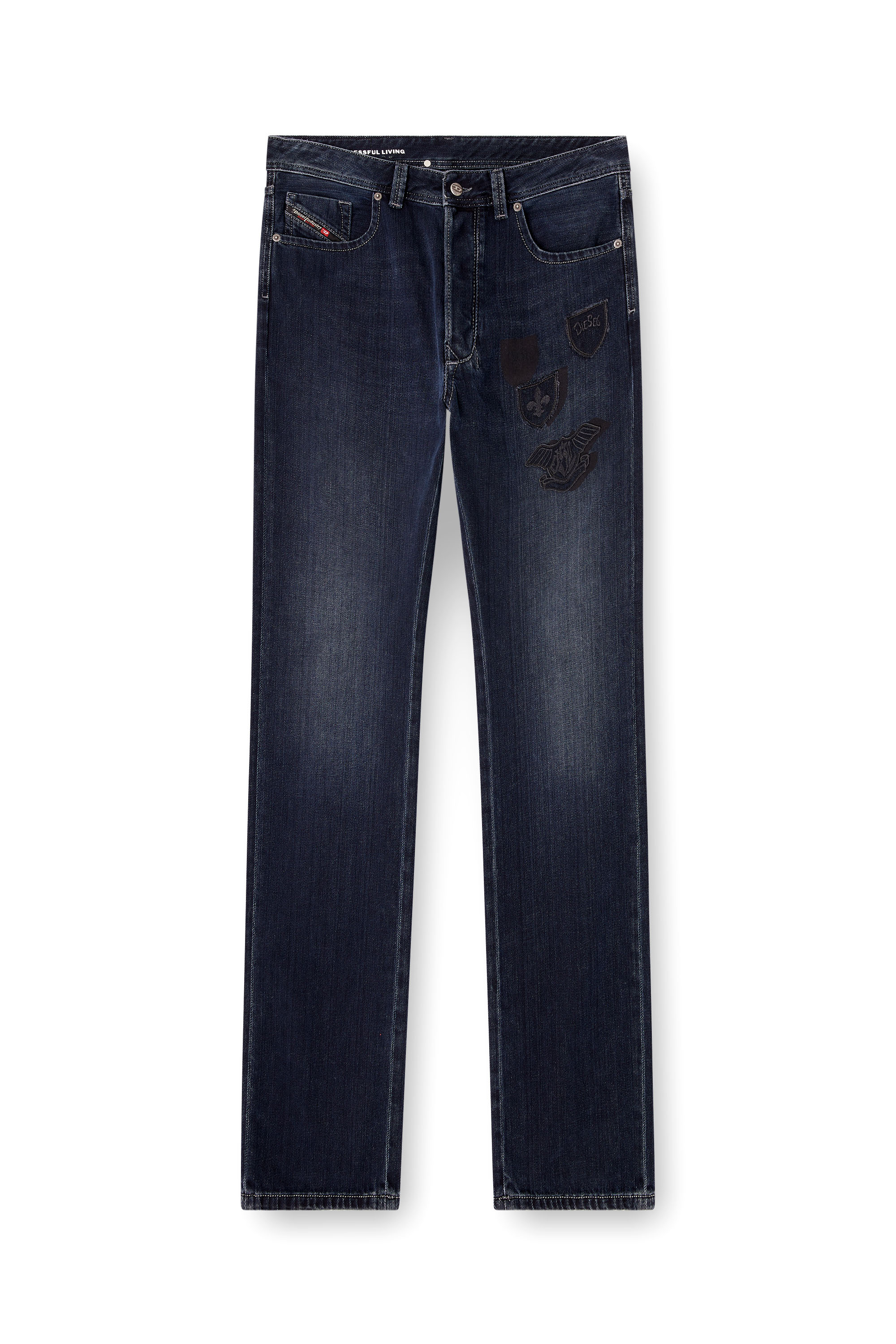 Diesel - Man's Regular Jeans 1985 Larkee 09Q19, Dark Blue - 3