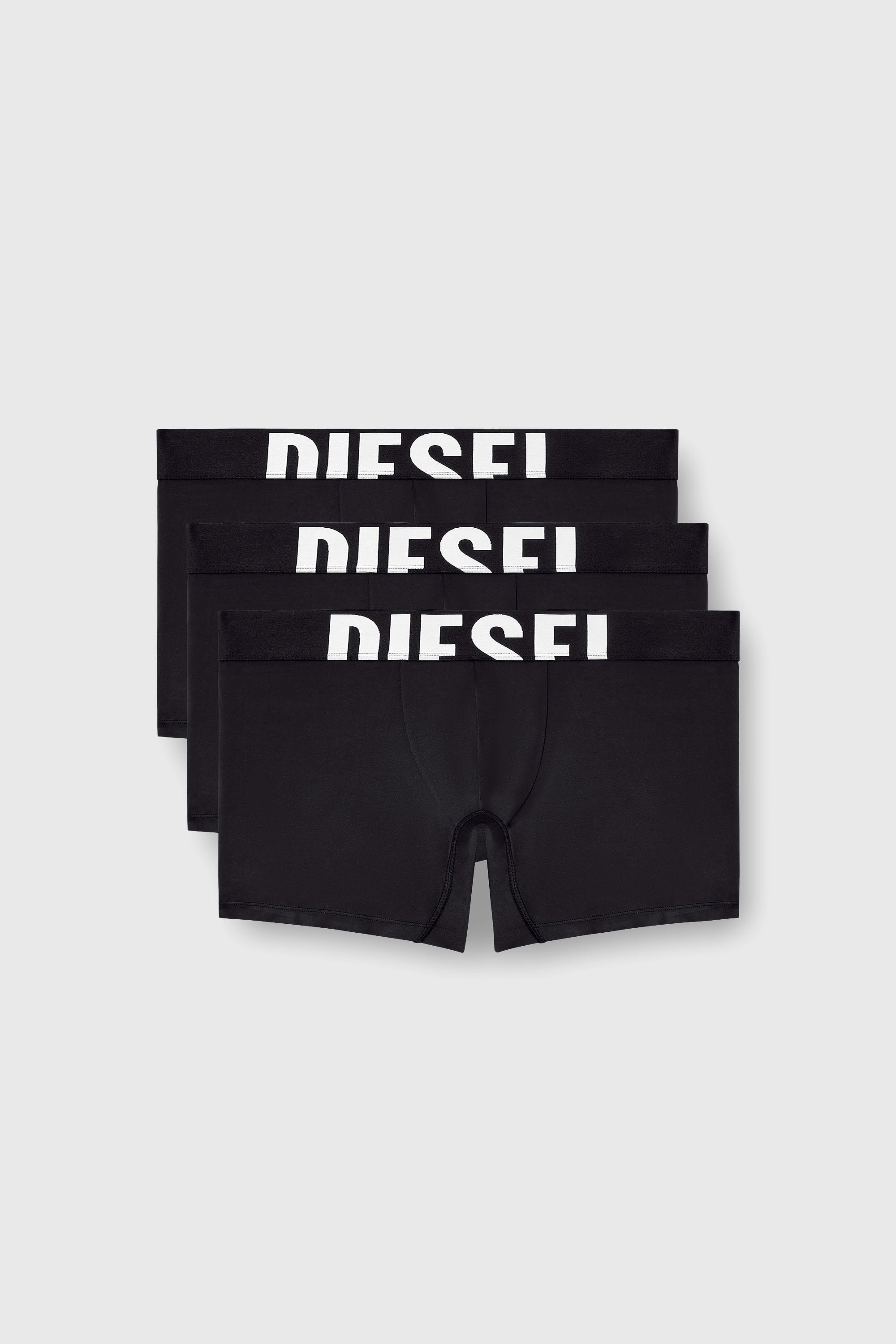 Diesel - MAX-D-POP-3PACK-55, Man's Three-pack boxer briefs in microfibre in Black - 1