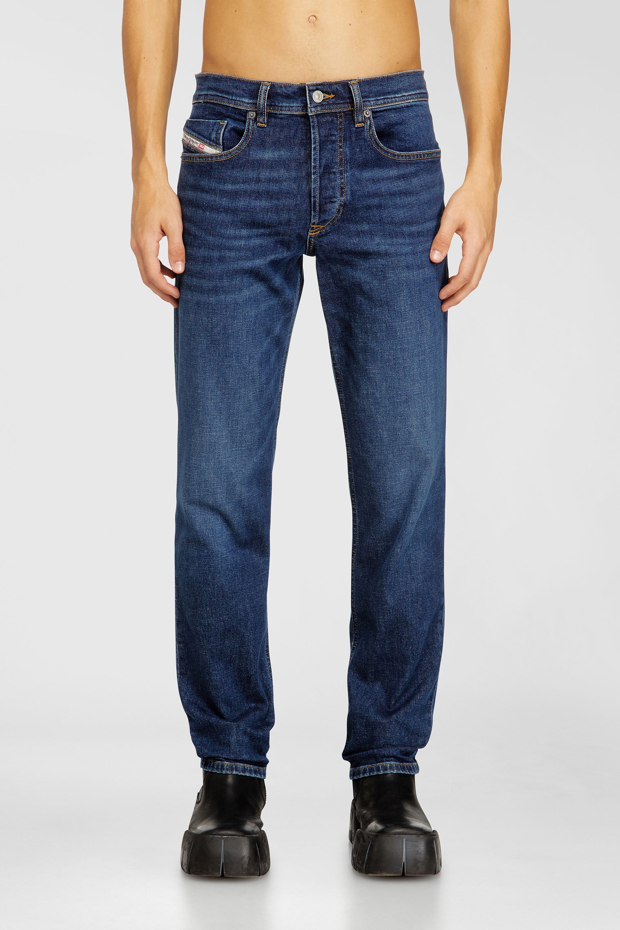 Diesel - Man's Regular Jeans 2023 D-Finitive 0ADBG, Medium blue - 1