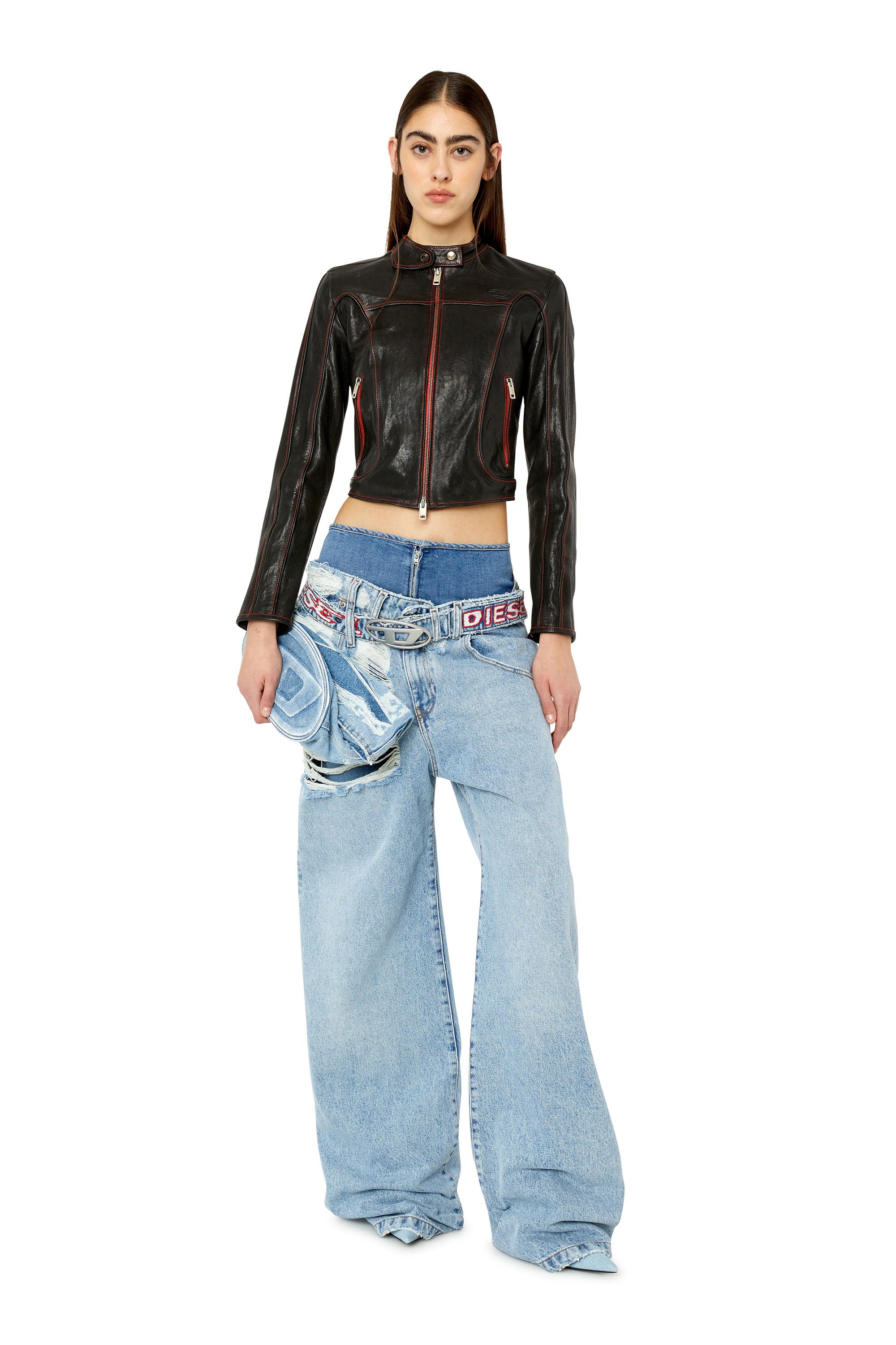 Diesel - Boyfriend Jeans D-Illin 0EMAG, Light Blue - Image 4