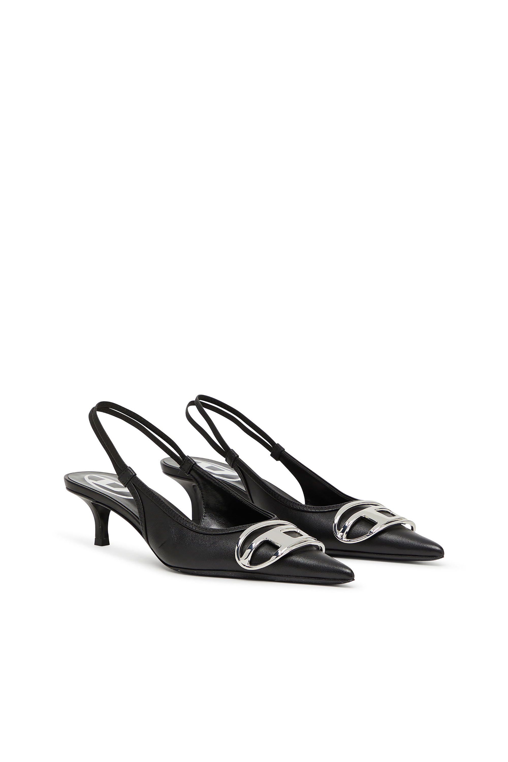 D-VENUS SB 40, Black Diesel - D-VENUS SB 40, Woman's D-Venus-Slingback pumps in nappa leather in Black - 2