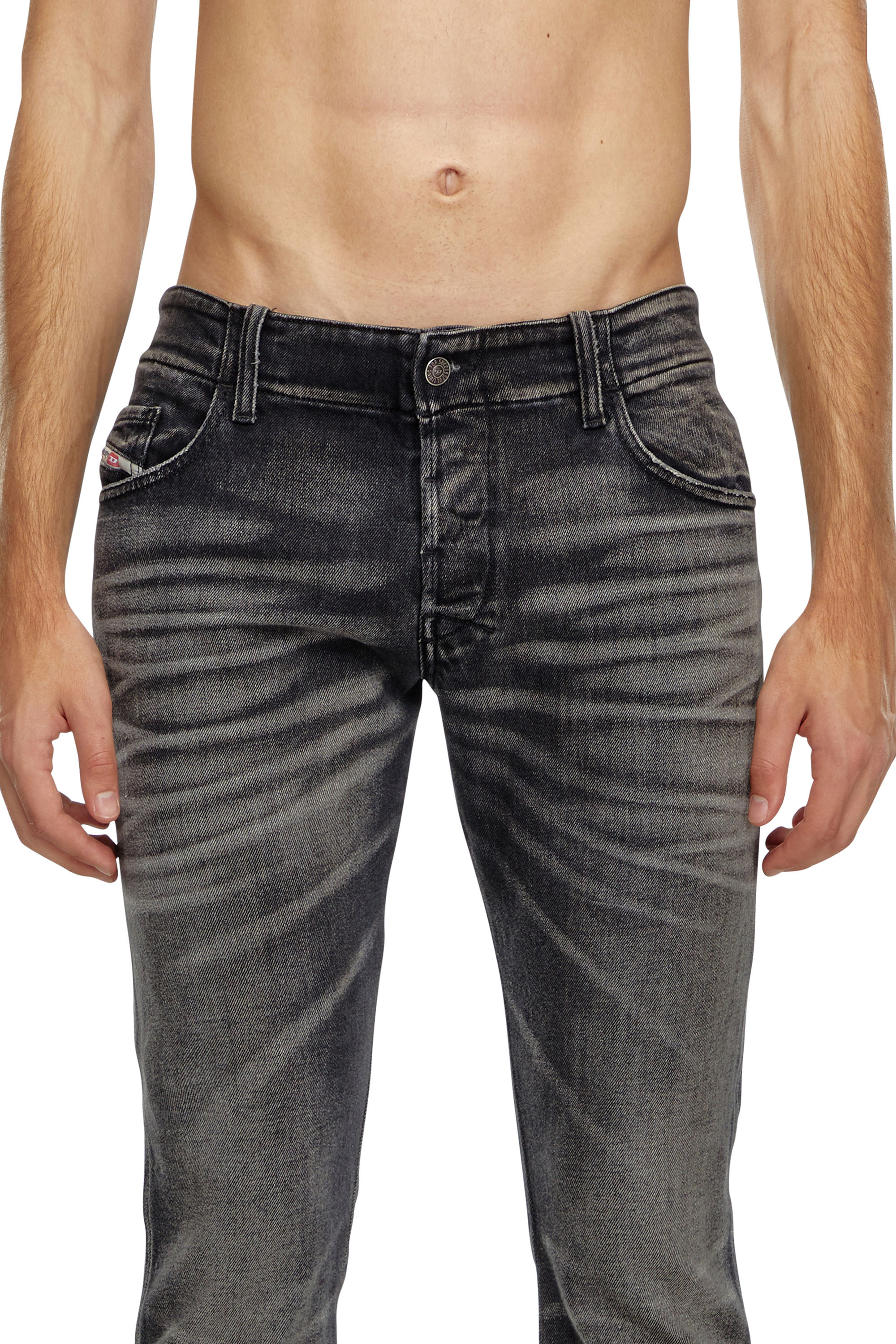 Diesel - Man Bootcut Jeans D-Backler 09J65, Black/Dark grey - Image 5
