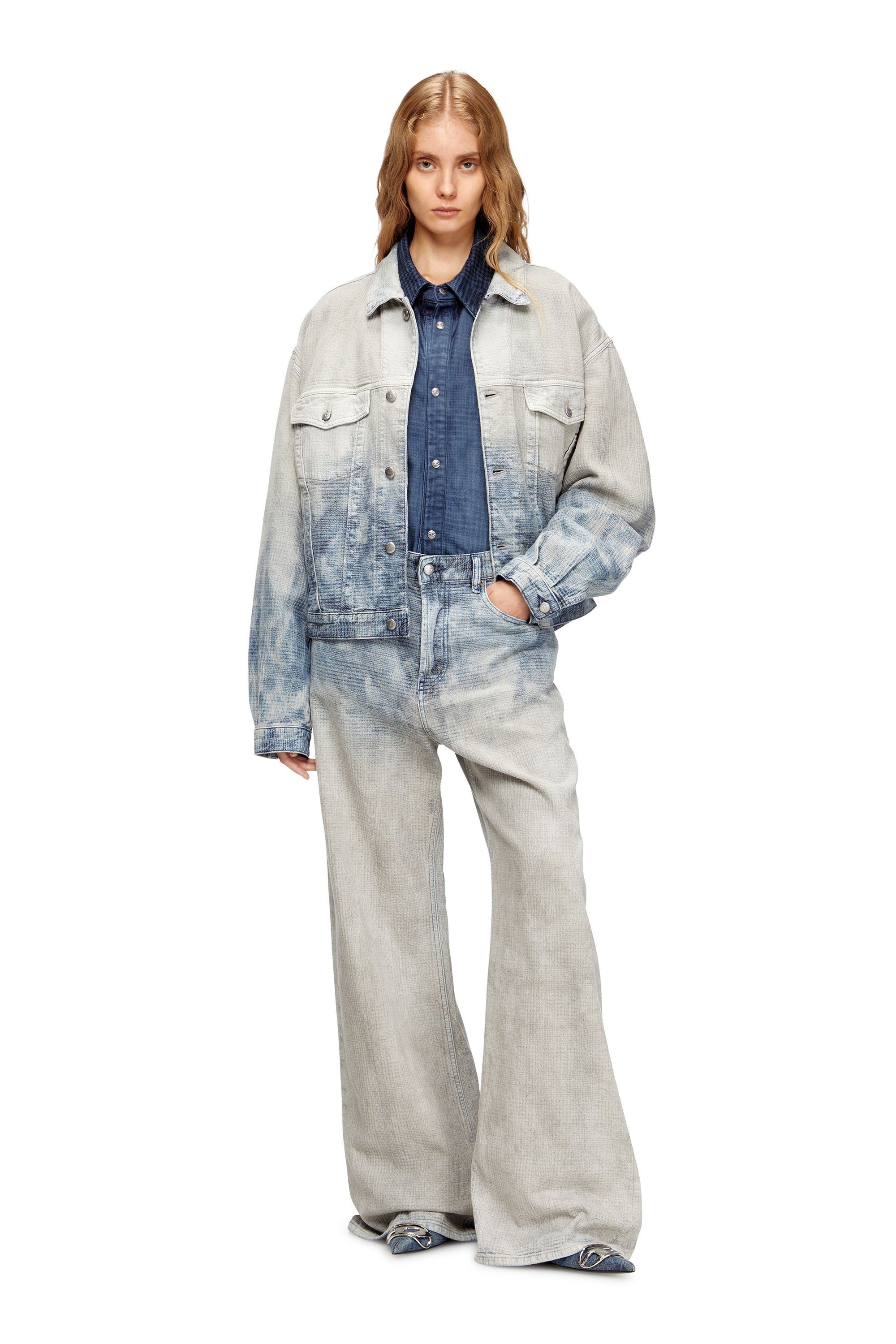 Diesel - Woman's Relaxed Jeans 1996 D-Sire 09N93, Medium blue - 1