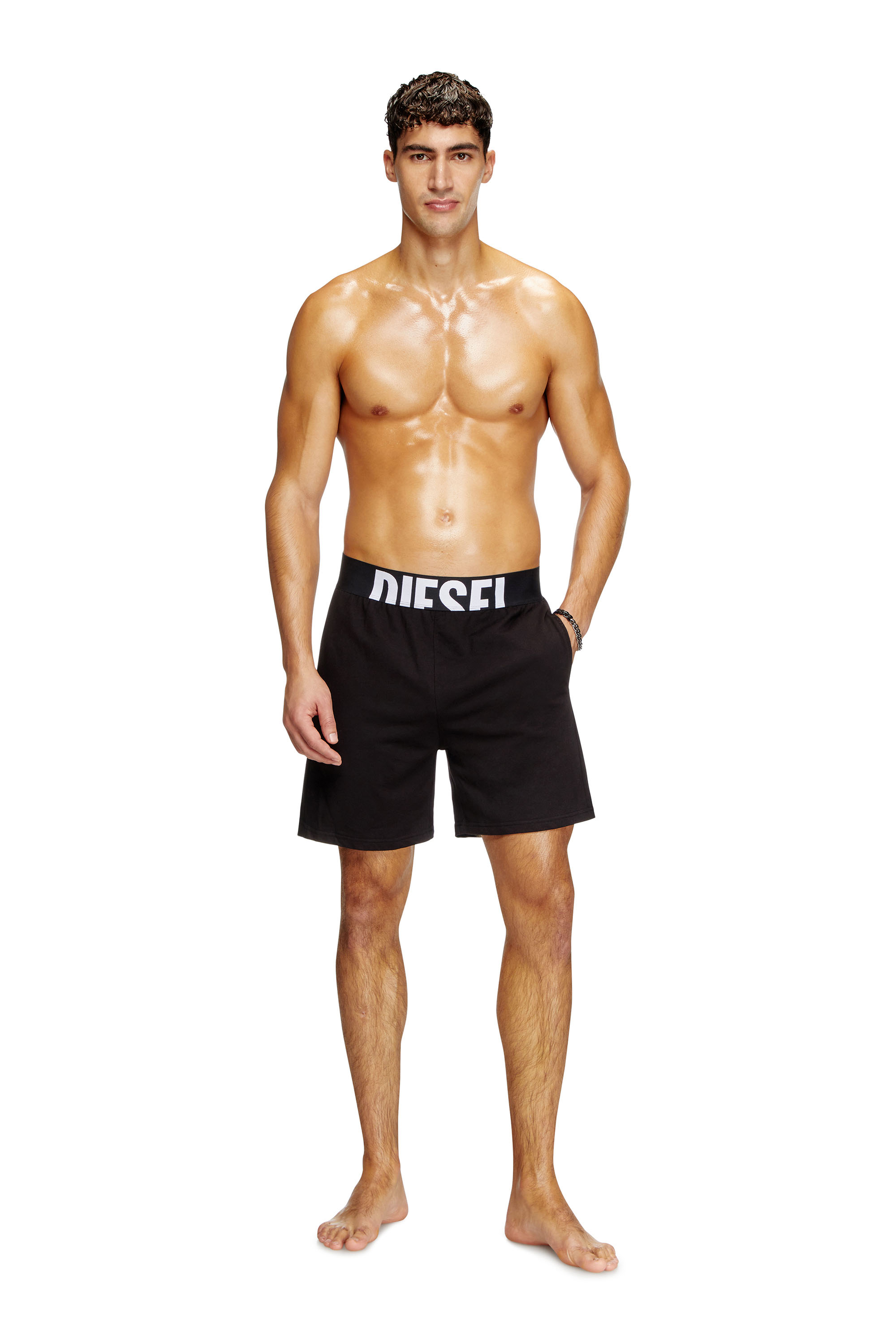 Diesel - DYLAN-D-POP, Man's Pyjama shorts in Black - 3