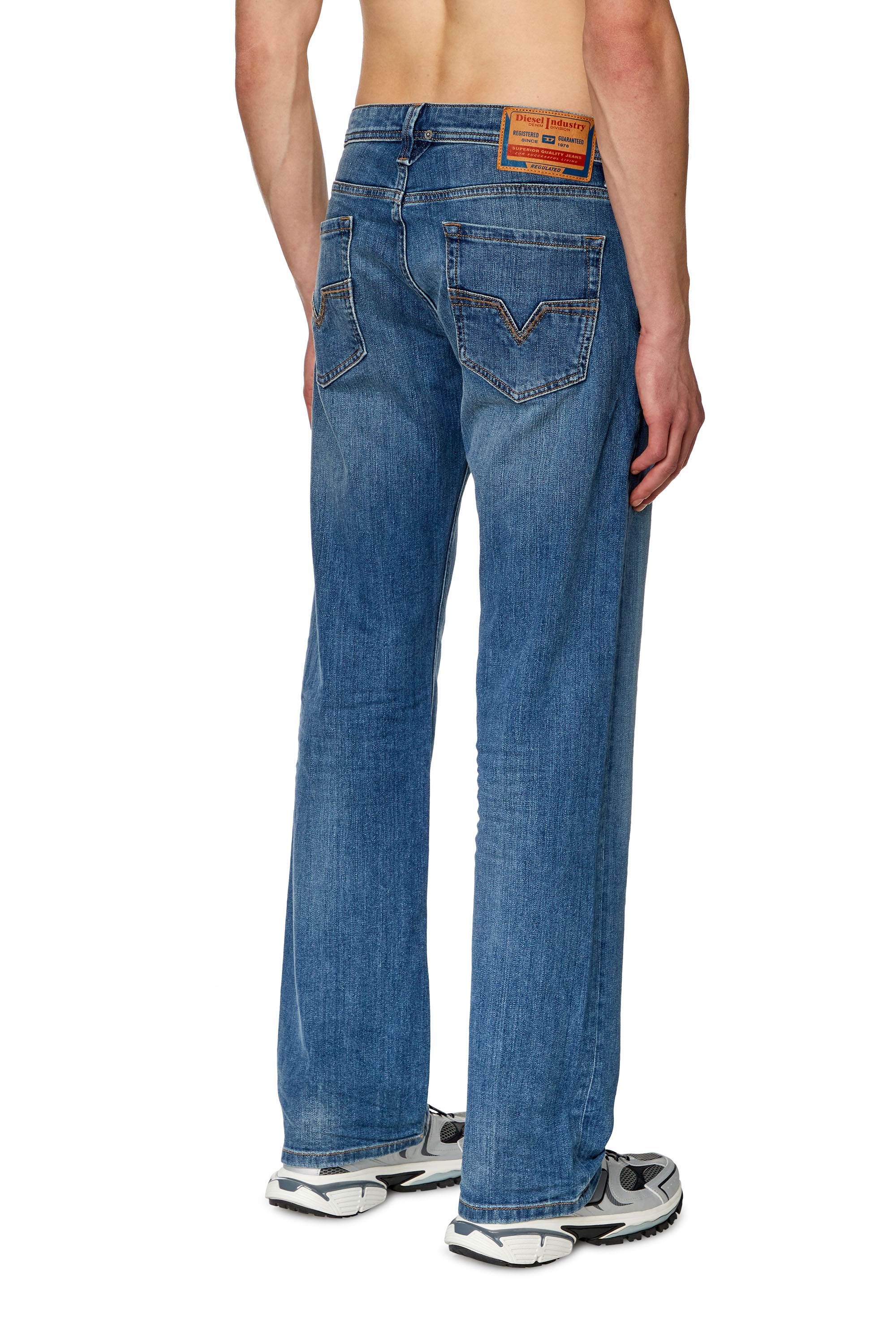 Diesel - Man's Straight Jeans 1985 Larkee 0KIAL, Light Blue - 3